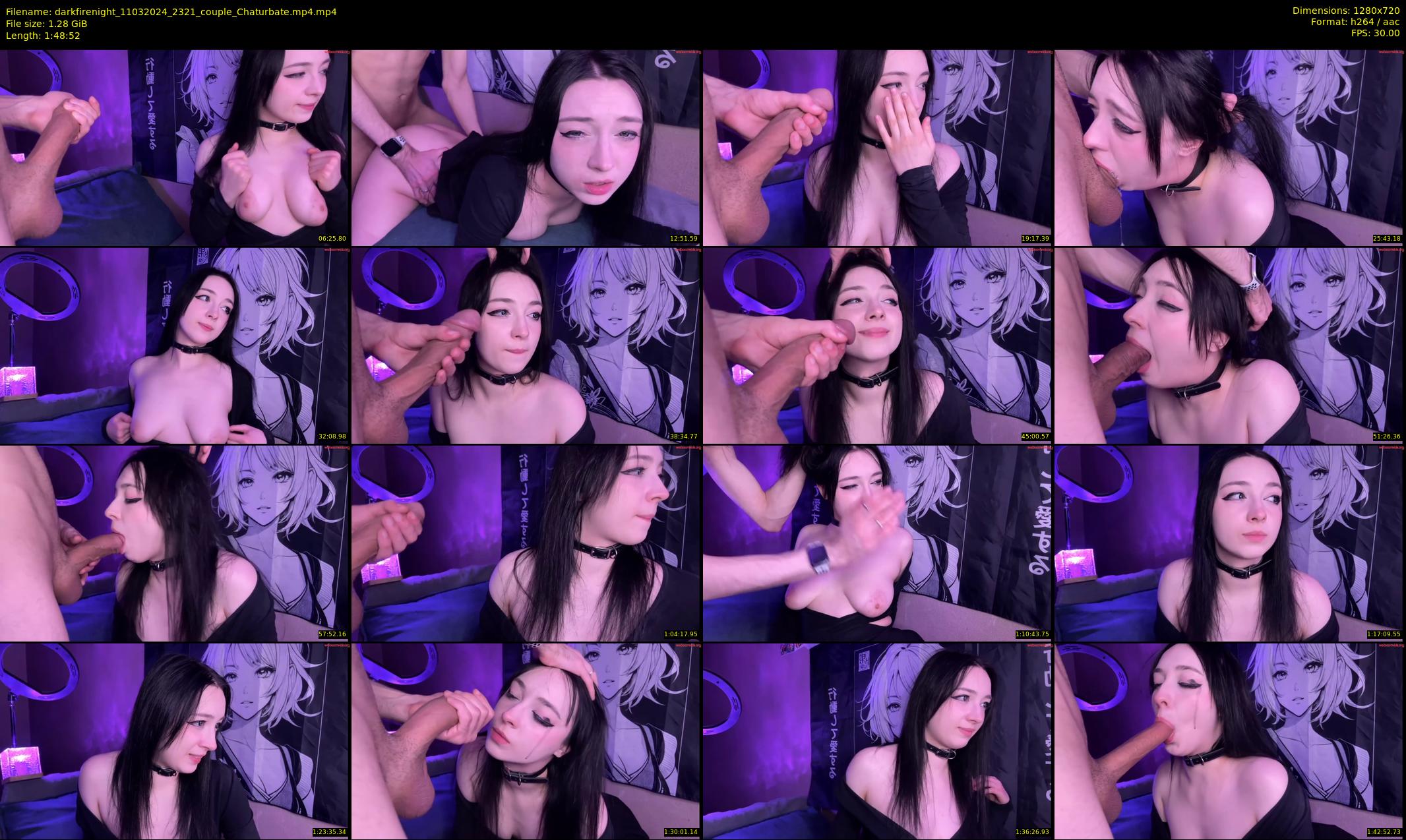 darkfirenight — 109 minute Chaturbate couple cam show recording, 720p, Mar 11, 2024