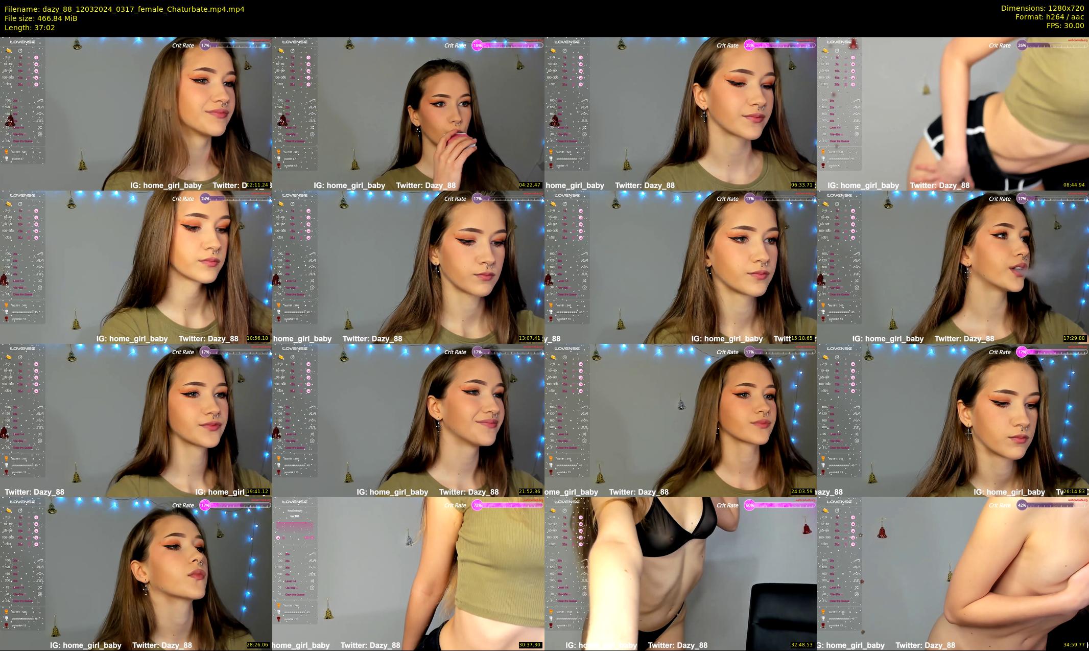 dazy_88 — 38 minute Chaturbate female cam show recording, 720p, Mar 12, 2024