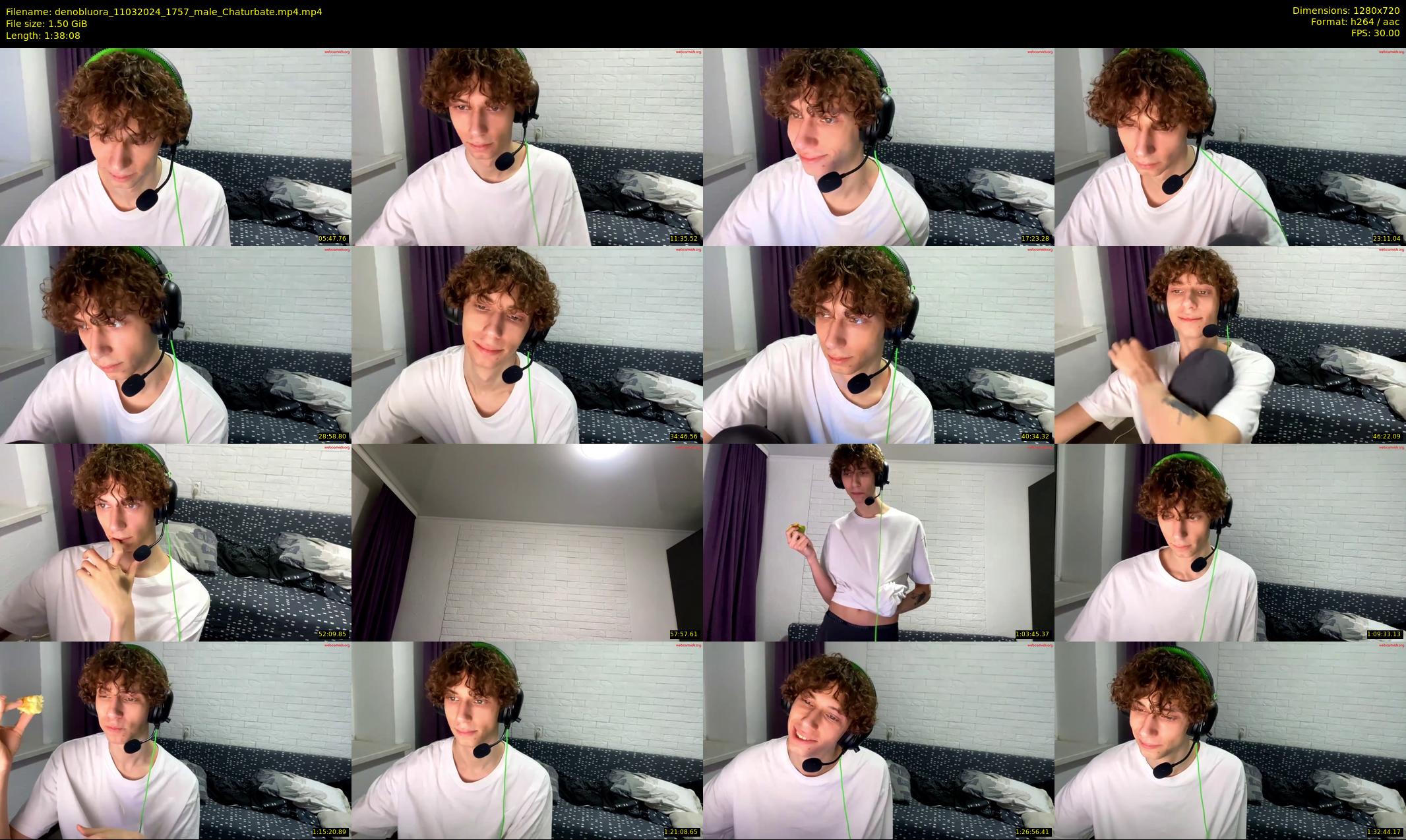 denobluora — 99 minute Chaturbate male cam show recording, 720p, Mar 11, 2024