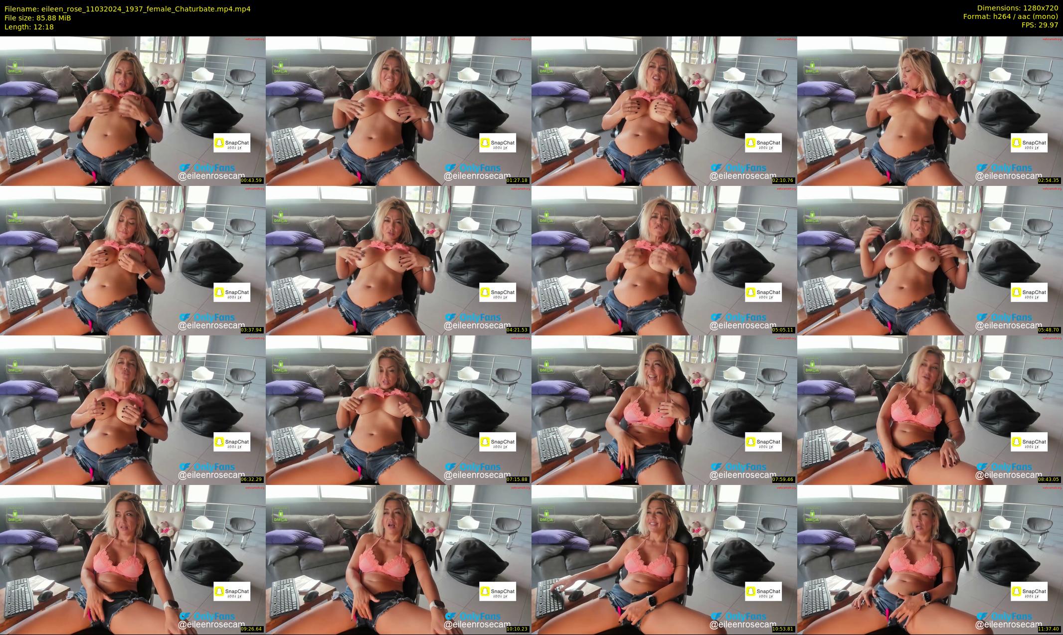 eileen_rose — 13 minute Chaturbate female cam show recording, 720p, Mar 11, 2024