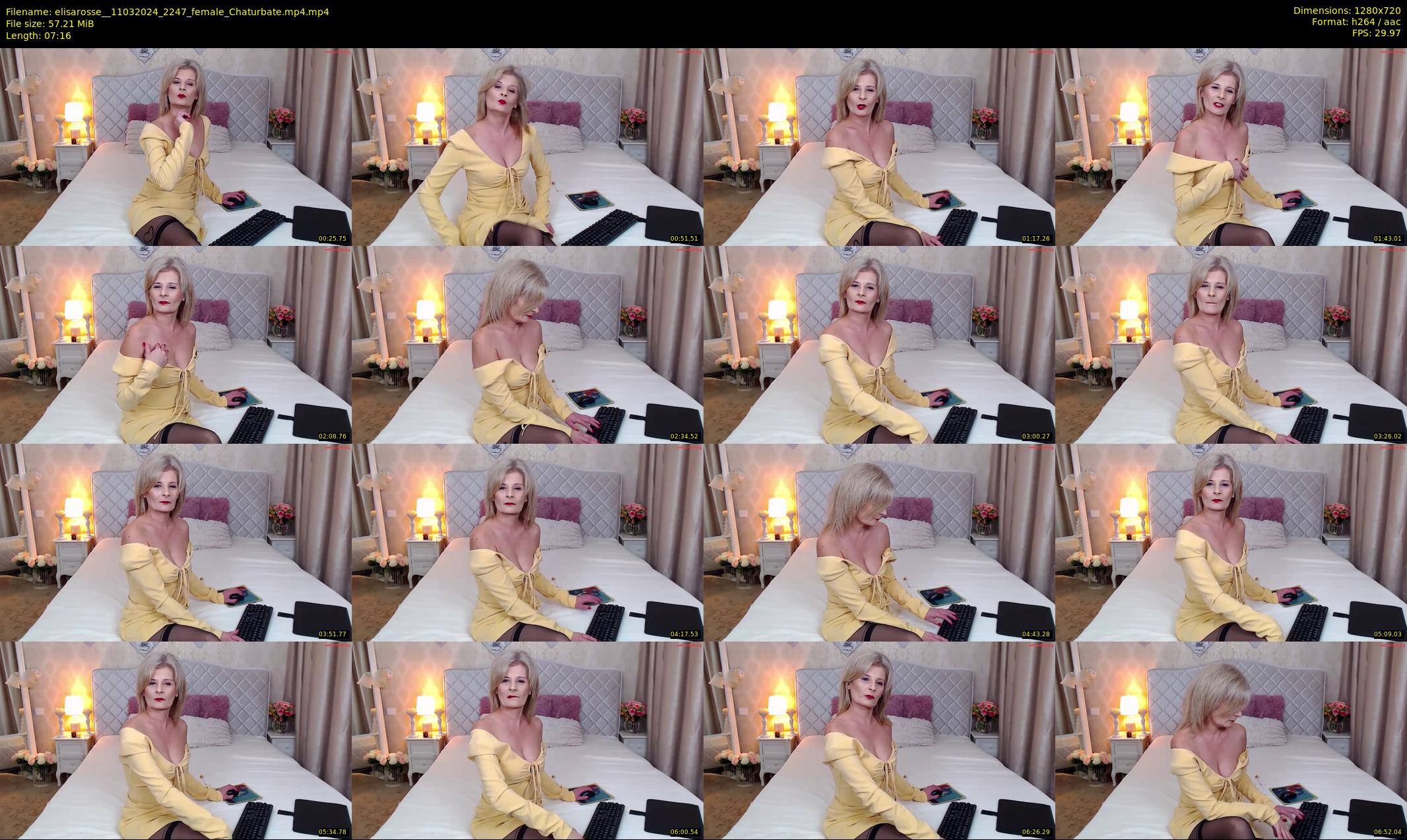 elisarosse_ — 8 minute Chaturbate female cam show recording, 720p, Mar 11, 2024