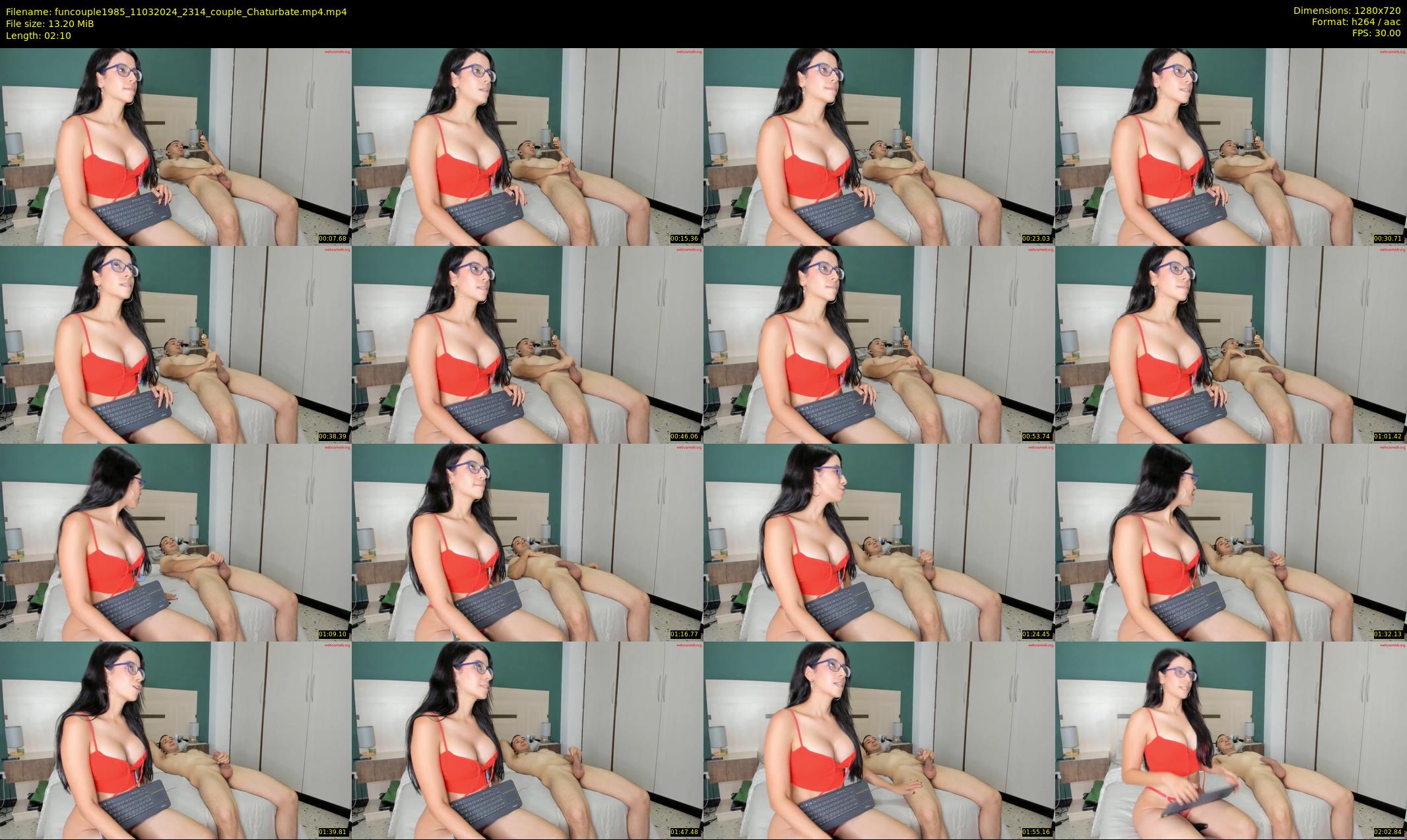 funcouple1985 — 3 minute Chaturbate couple cam show recording, 720p, Mar 11, 2024