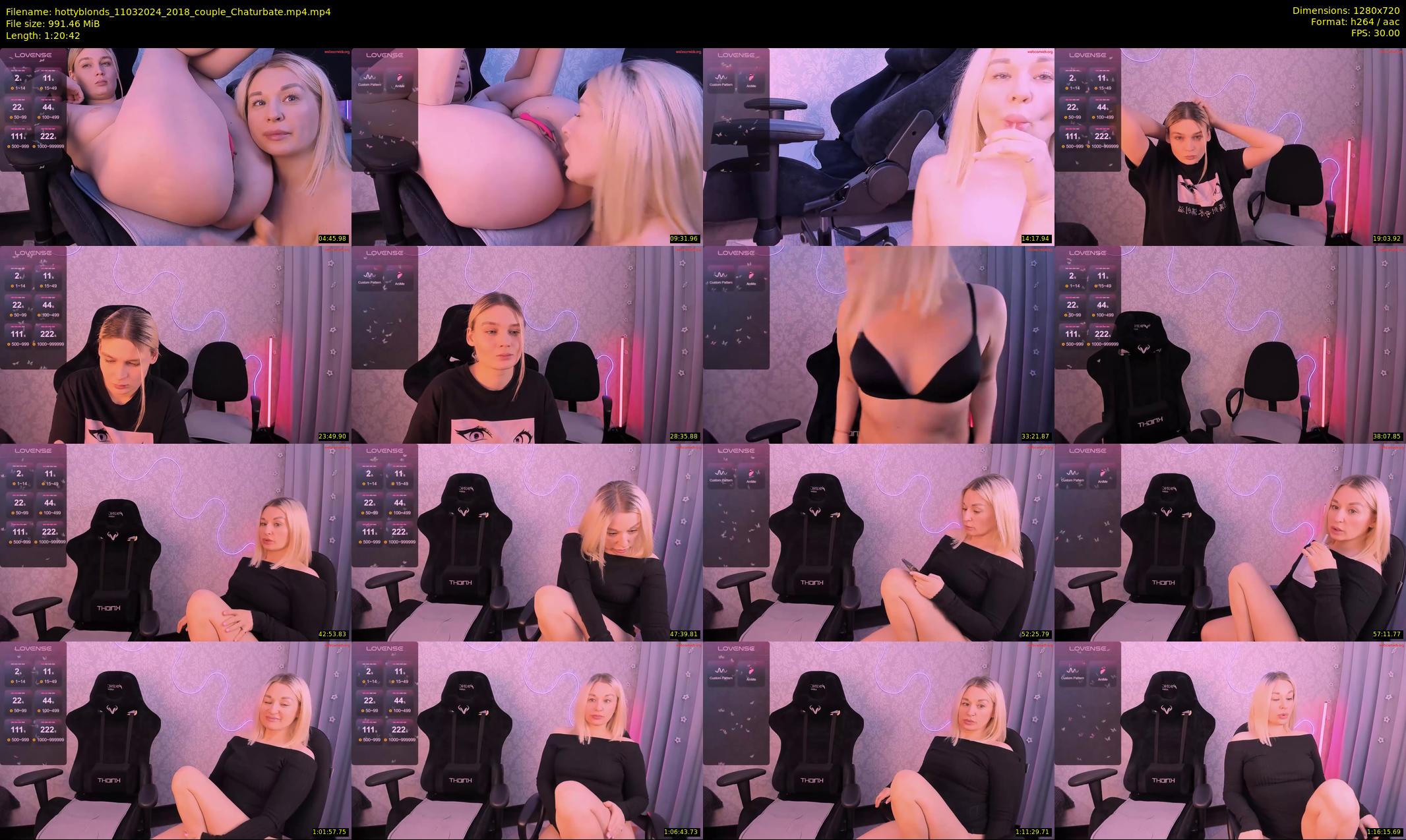 hottyblonds — 81 minute Chaturbate couple cam show recording, 720p, Mar 11, 2024