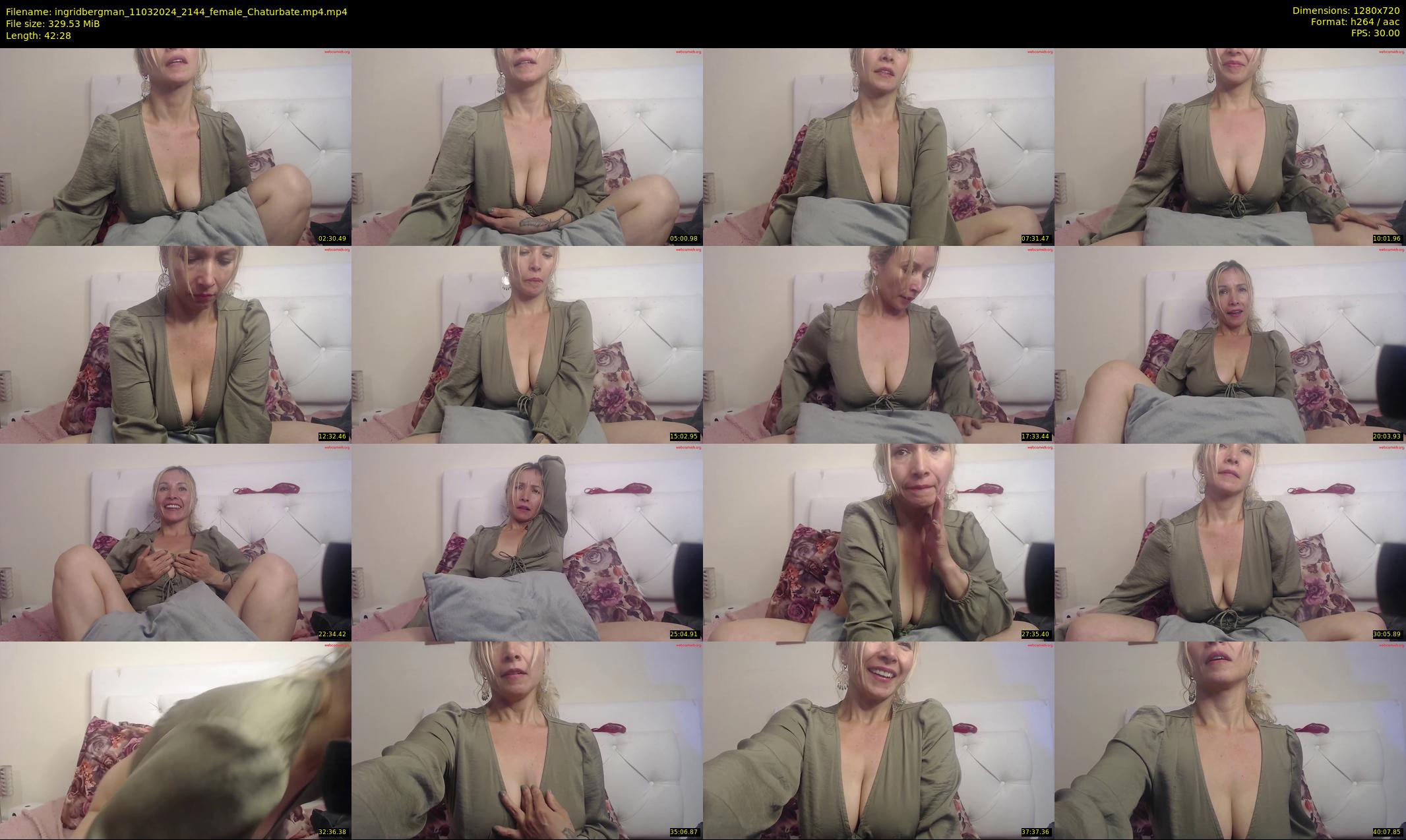 ingridbergman — 43 minute Chaturbate female cam show recording, 720p, Mar 11, 2024