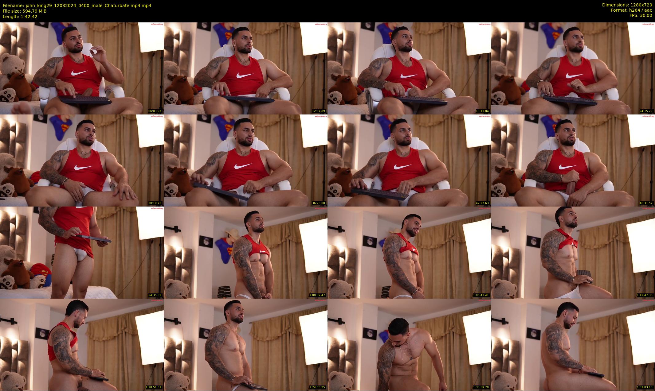john_king29 — 103 minute Chaturbate male cam show recording, 720p, Mar 12, 2024