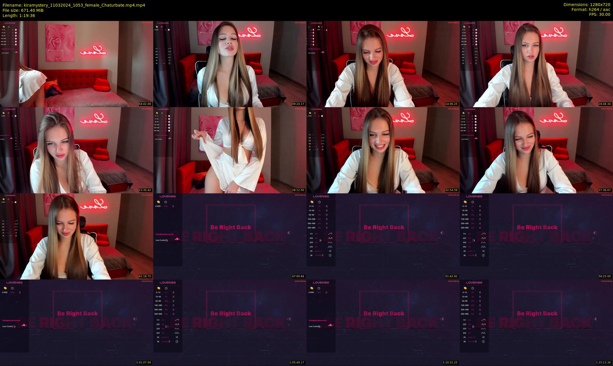 kiramystery — 80 minute Chaturbate female cam show recording, 720p, Mar 11, 2024