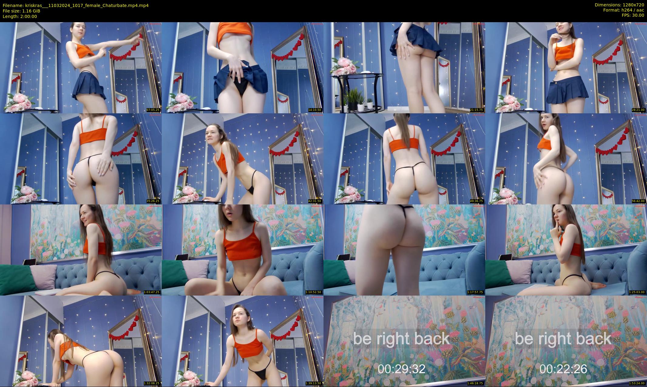 kriskras__ — 120 minute Chaturbate female cam show recording, 720p, Mar 11, 2024