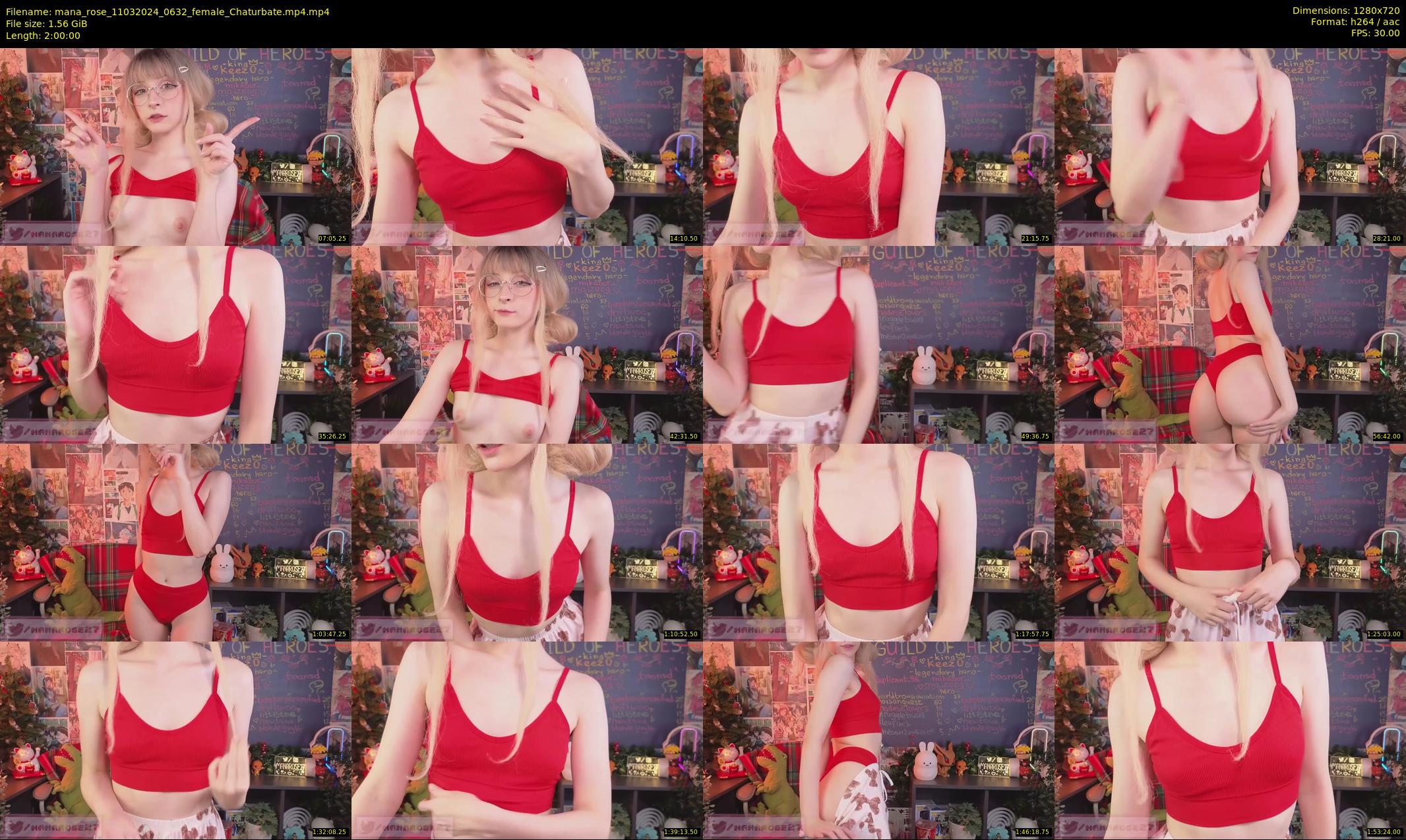 mana_rose — 120 minute Chaturbate female cam show recording, 720p, Mar 11, 2024