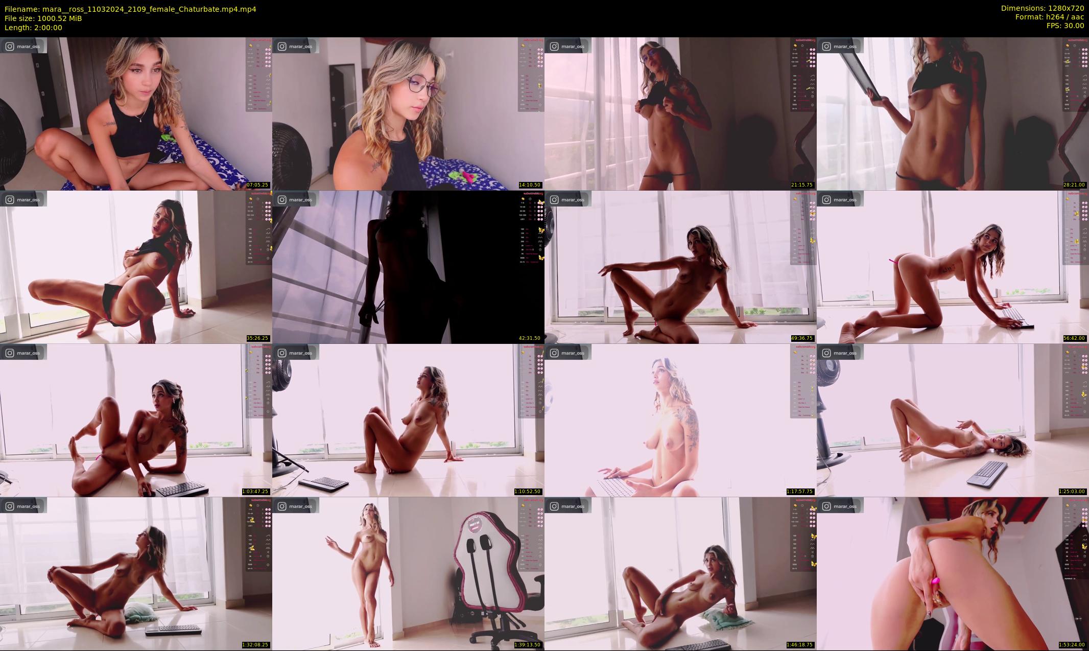 mara__ross — 120 minute Chaturbate female cam show recording, 720p, Mar 11, 2024
