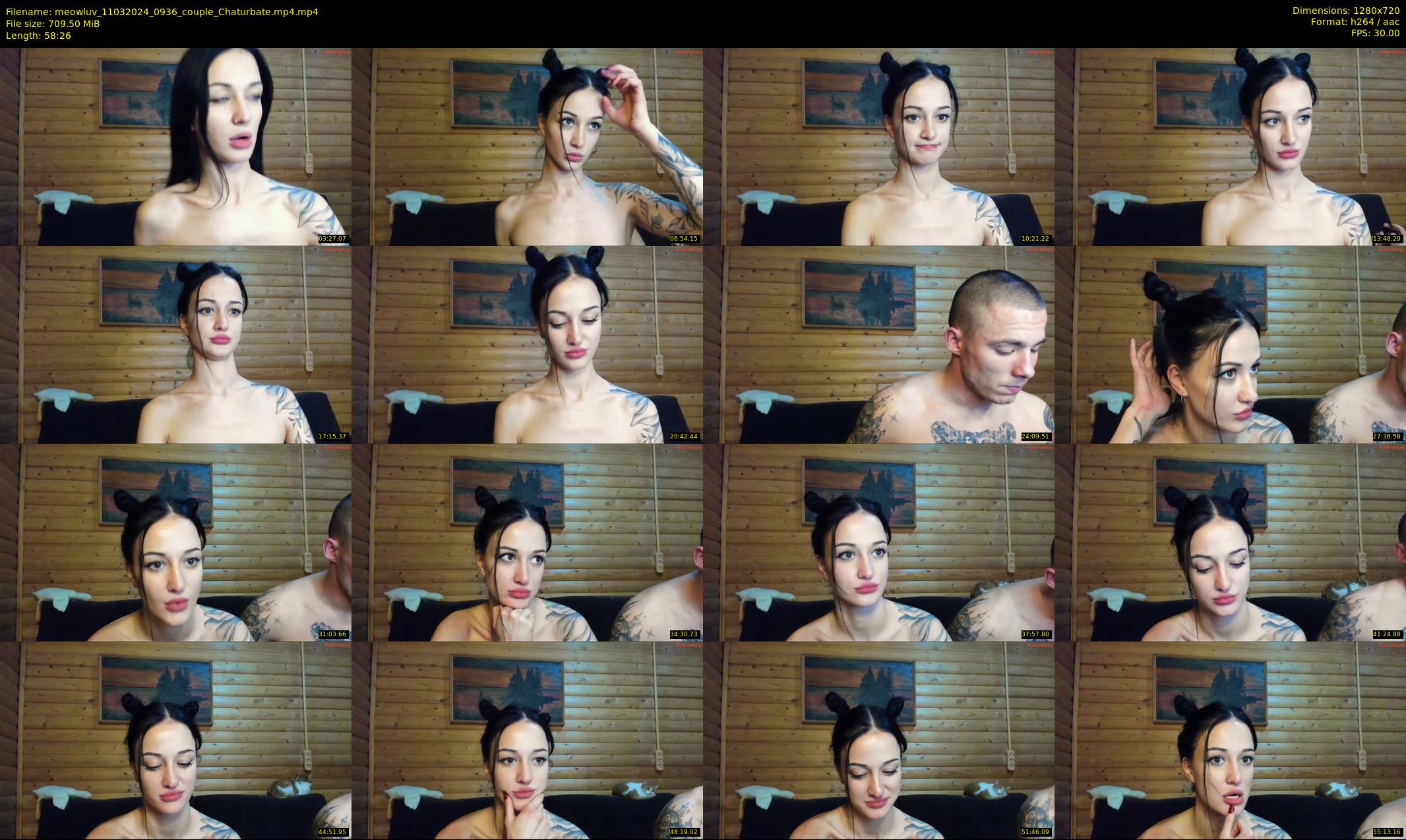 meowluv — 59 minute Chaturbate couple cam show recording, 720p, Mar 11, 2024