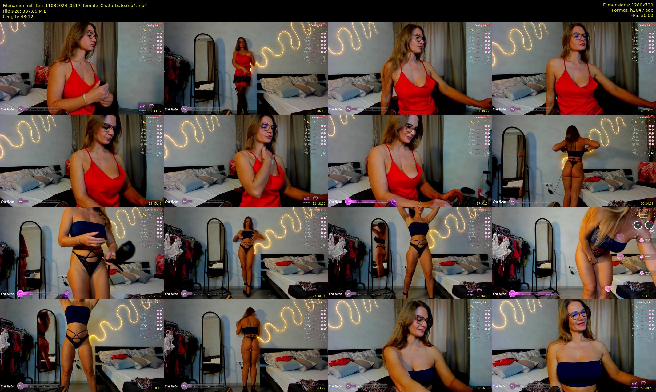 milf_tea — 44 minute Chaturbate female cam show recording, 720p, Mar 11, 2024