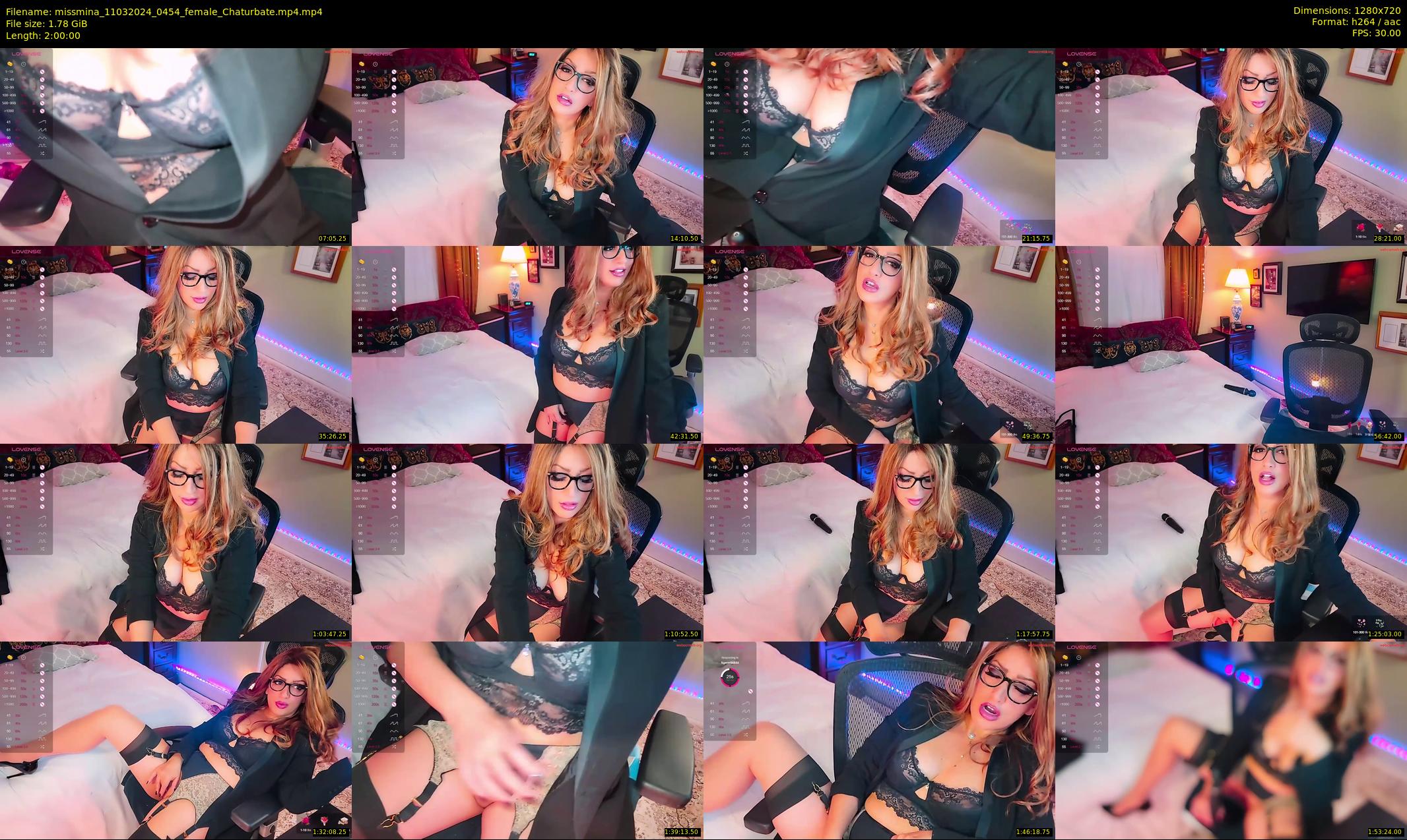missmina — 120 minute Chaturbate female cam show recording, 720p, Mar 11, 2024