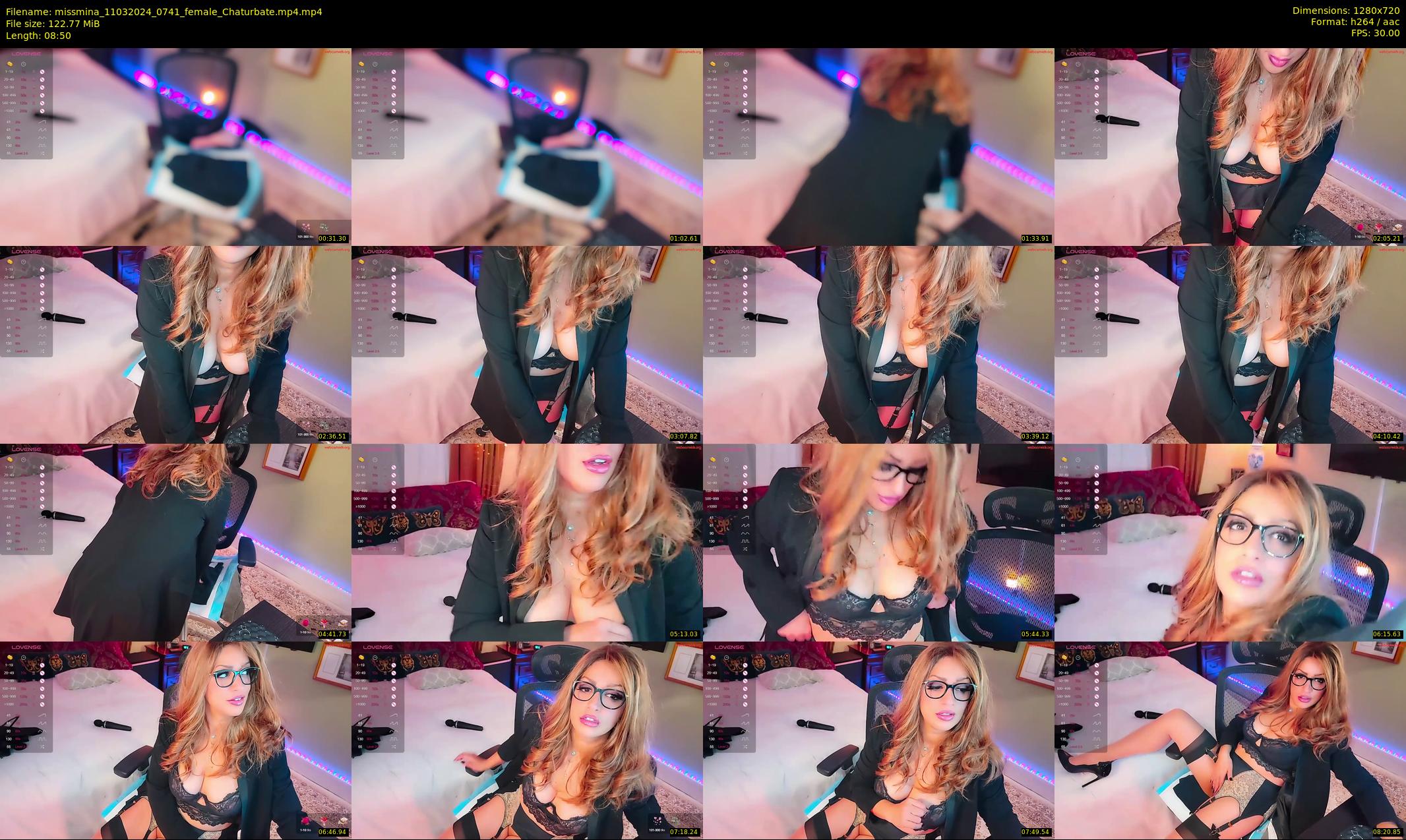 missmina — 9 minute Chaturbate female cam show recording, 720p, Mar 11, 2024