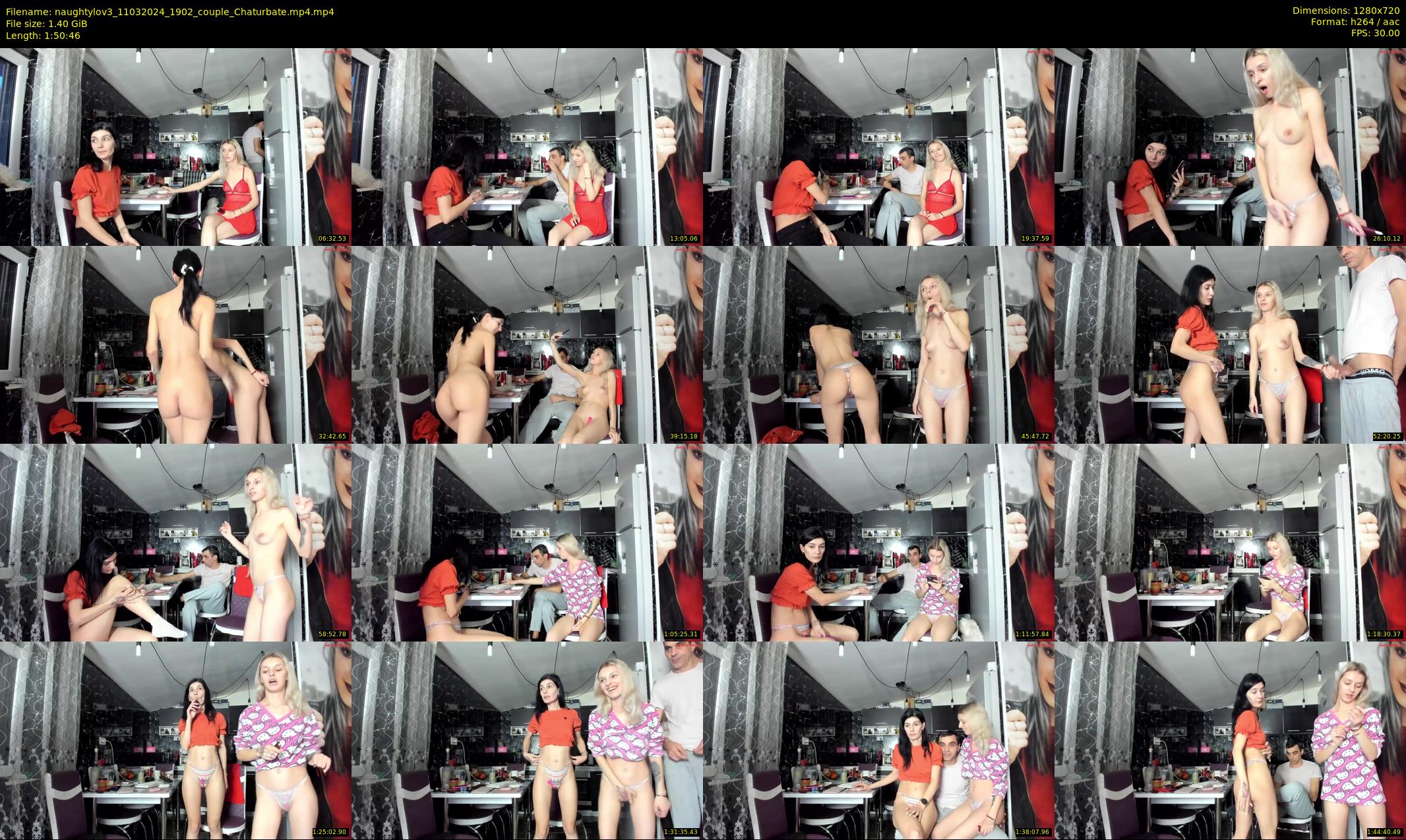 naughtylov3 — 111 minute Chaturbate couple cam show recording, 720p, Mar 11, 2024