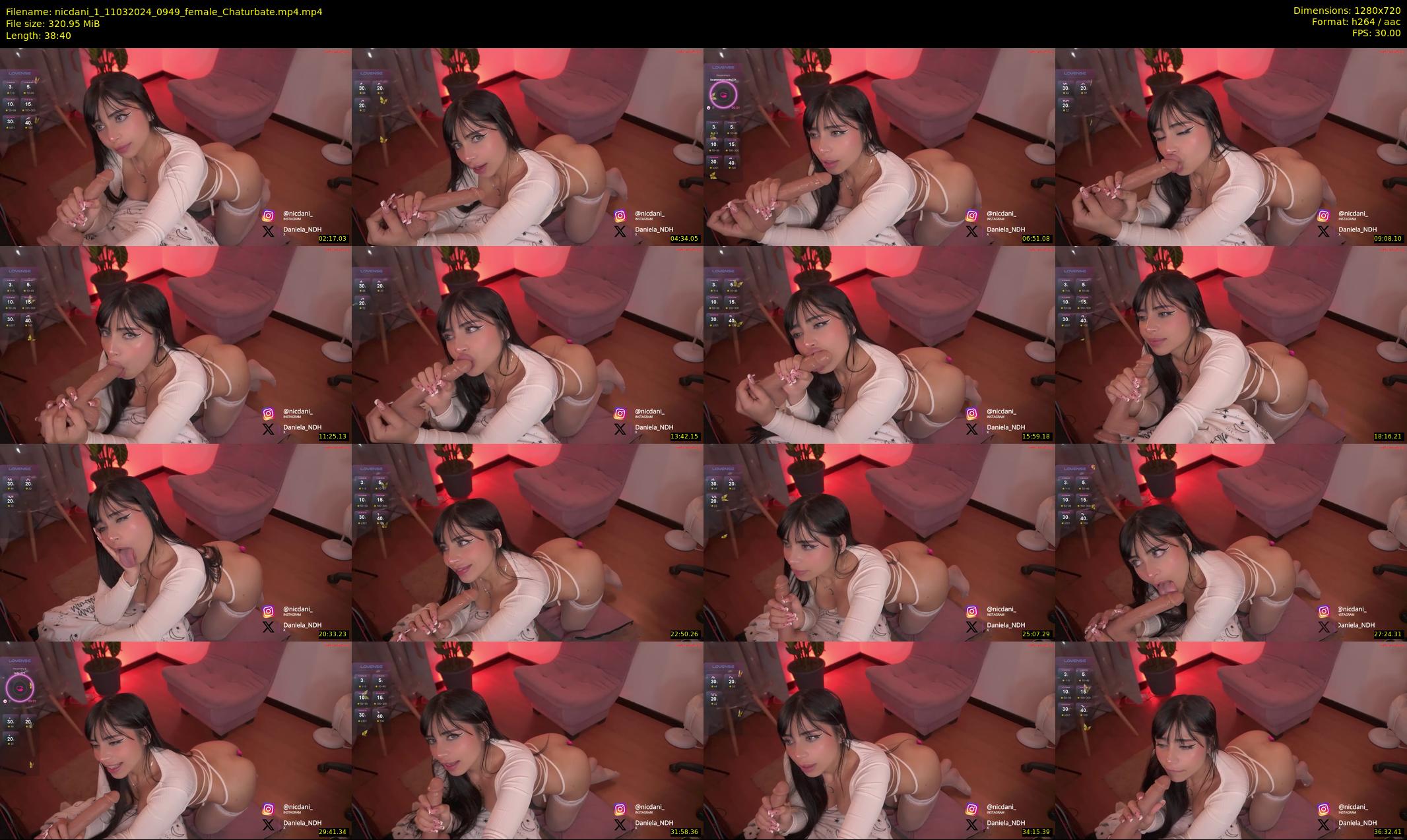 nicdani_1 — 39 minute Chaturbate female cam show recording, 720p, Mar 11, 2024