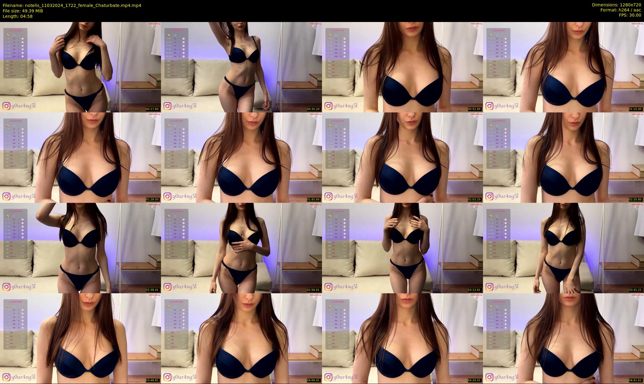 notelis — 5 minute Chaturbate female cam show recording, 720p, Mar 11, 2024