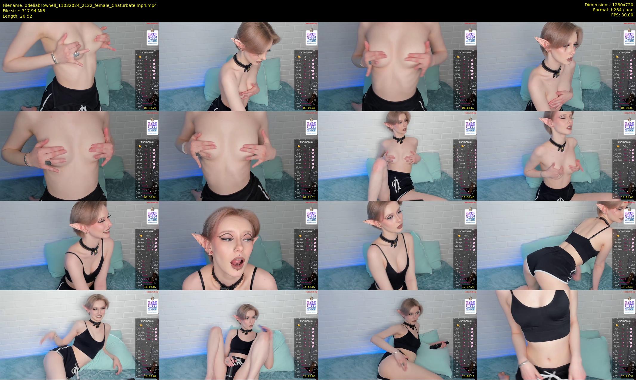 odeliabrownell — 27 minute Chaturbate female cam show recording, 720p, Mar 11, 2024