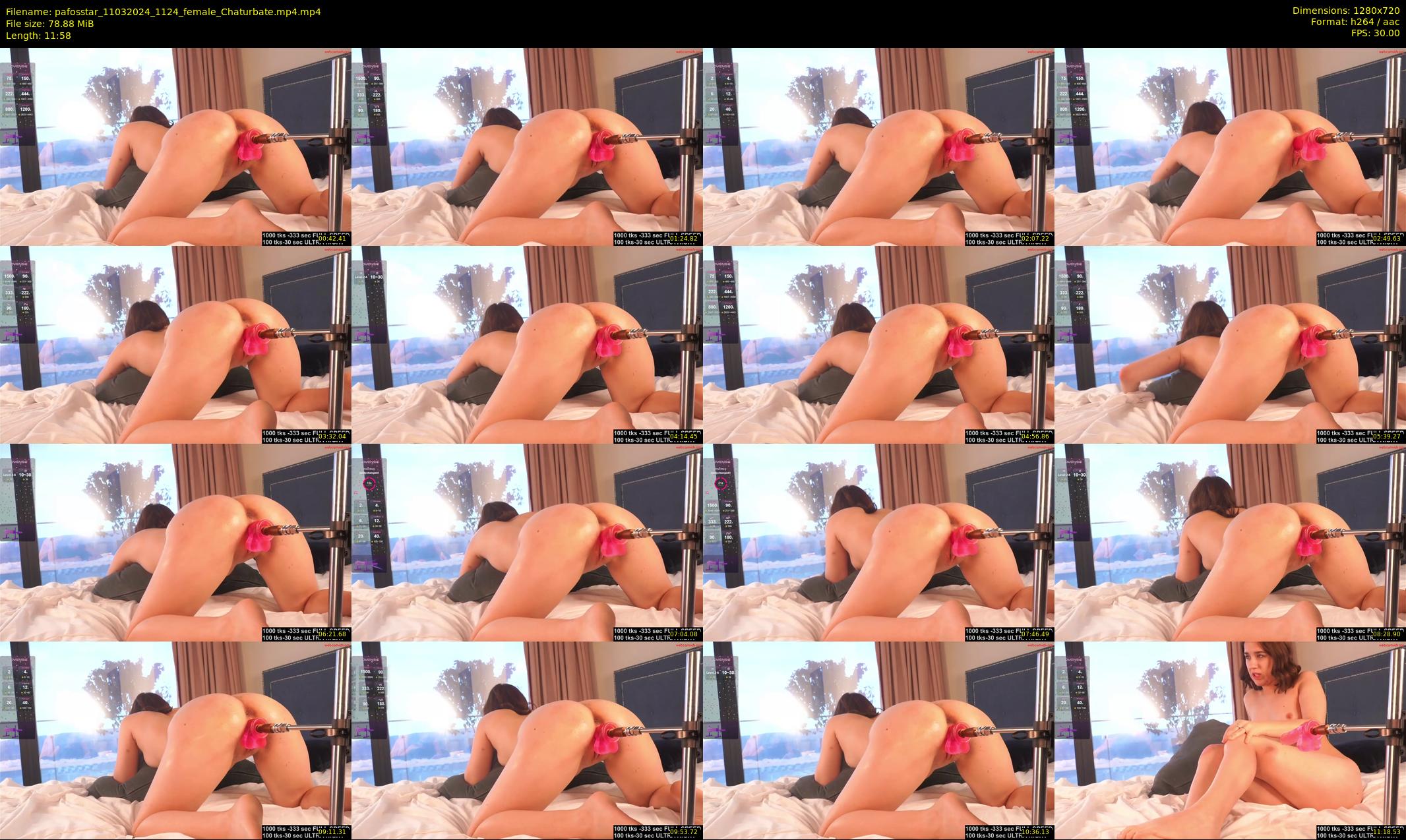 pafosstar — 12 minute Chaturbate female cam show recording, 720p, Mar 11, 2024