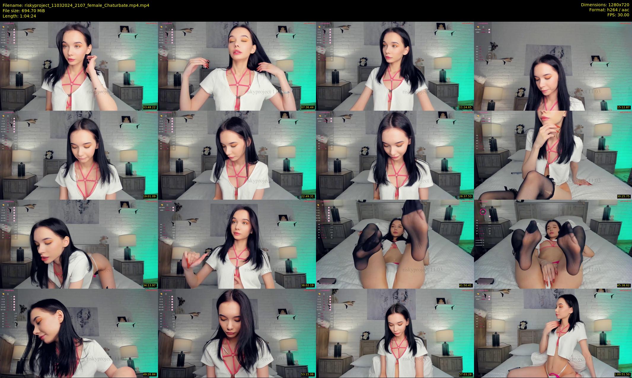 riskyproject — 65 minute Chaturbate couple cam show recording, 720p, Mar 11, 2024