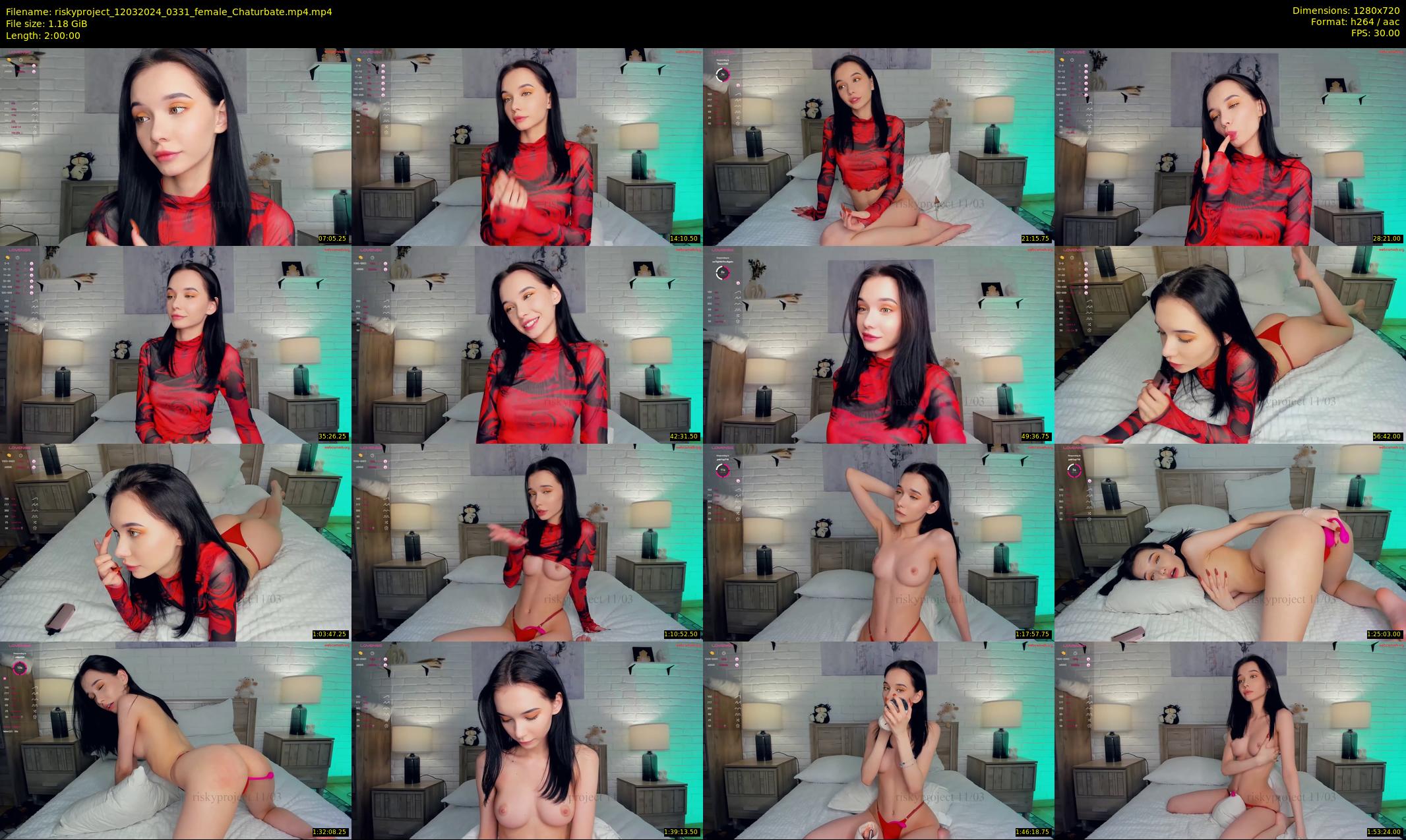riskyproject — 120 minute Chaturbate couple cam show recording, 720p, Mar 12, 2024