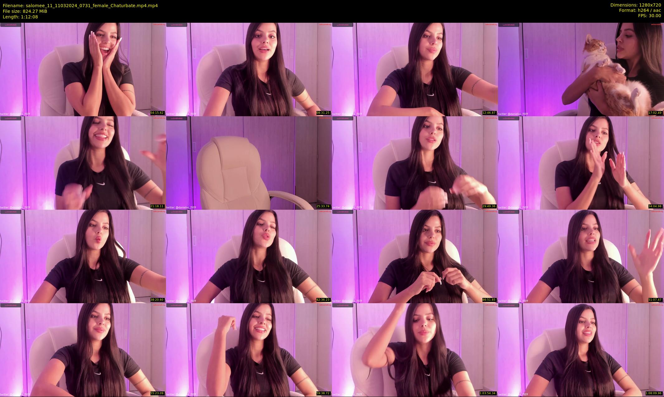 salomee_11 — 73 minute Chaturbate female cam show recording, 720p, Mar 11, 2024