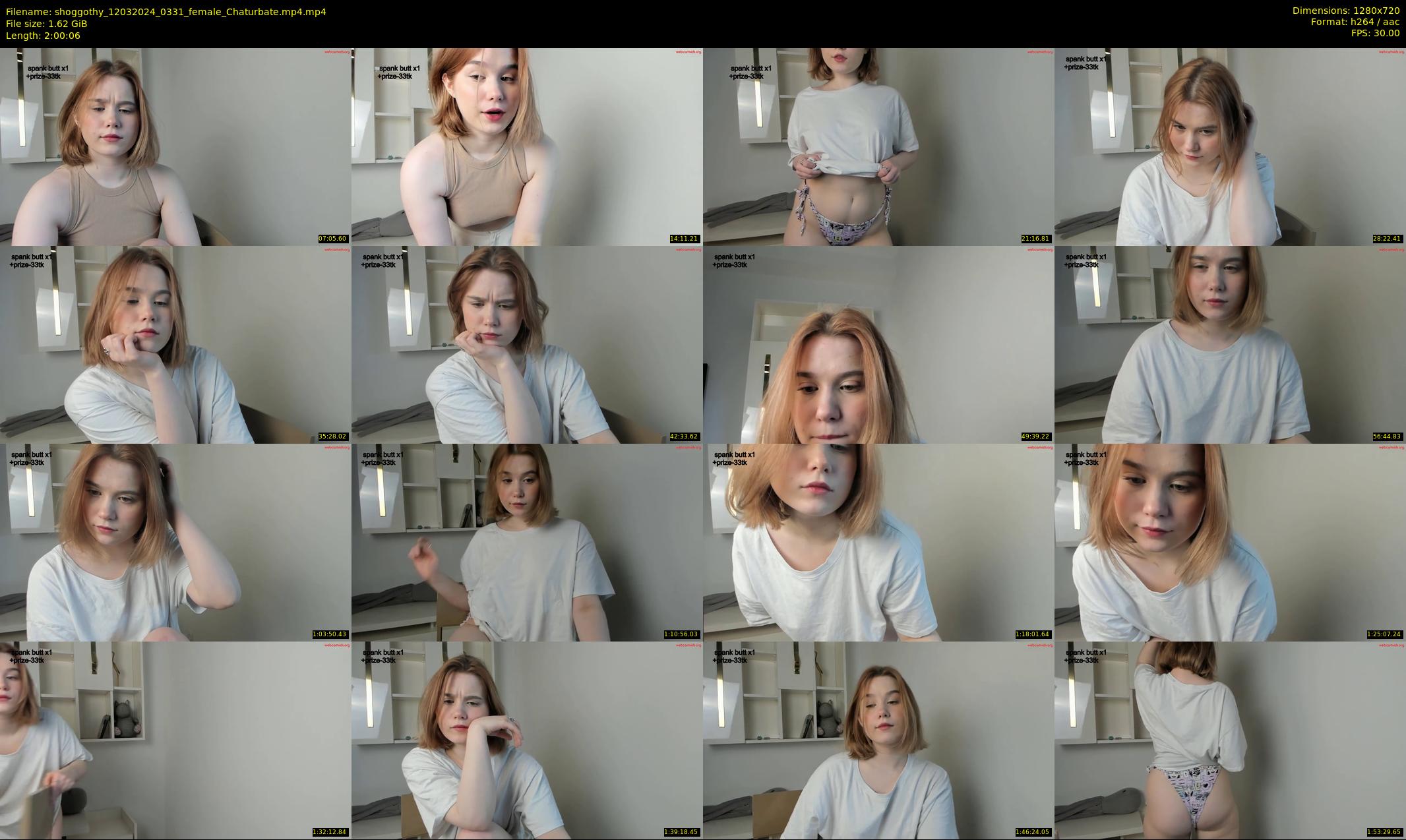 shoggothy — 121 minute Chaturbate female cam show recording, 720p, Mar 12, 2024