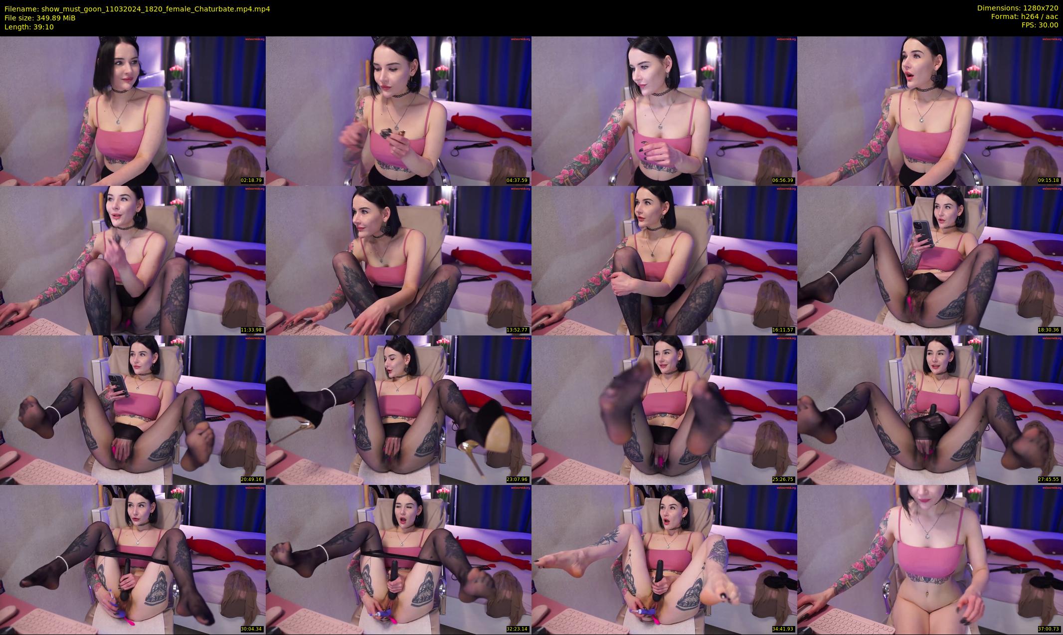show_must_goon — 40 minute Chaturbate female cam show recording, 720p, Mar 11, 2024