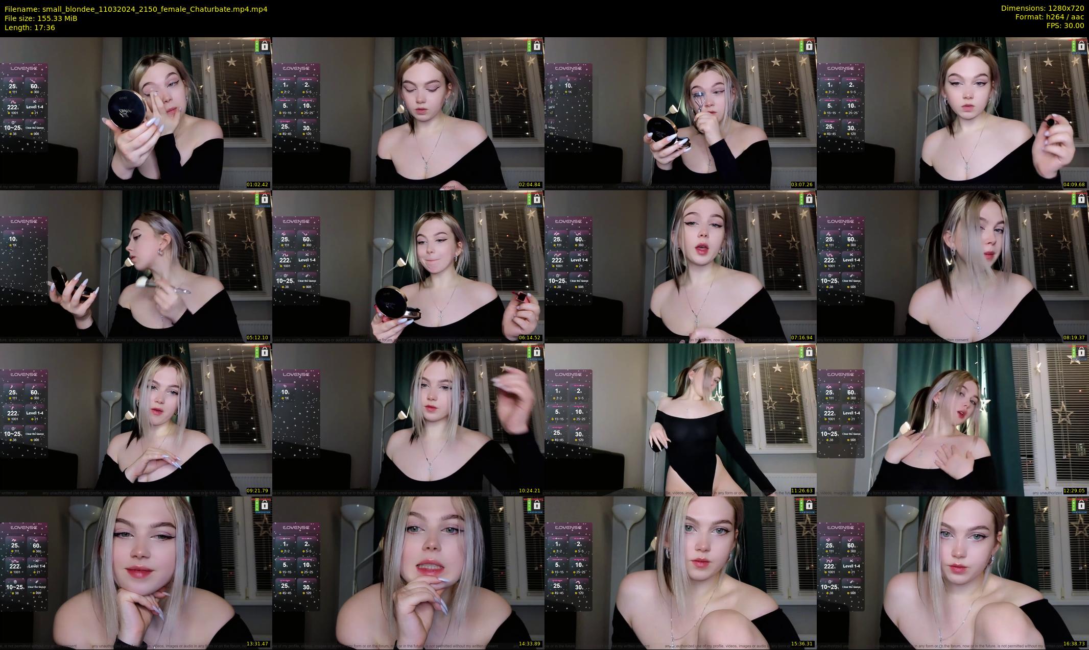 small_blondee — 18 minute Chaturbate female cam show recording, 720p, Mar 11, 2024