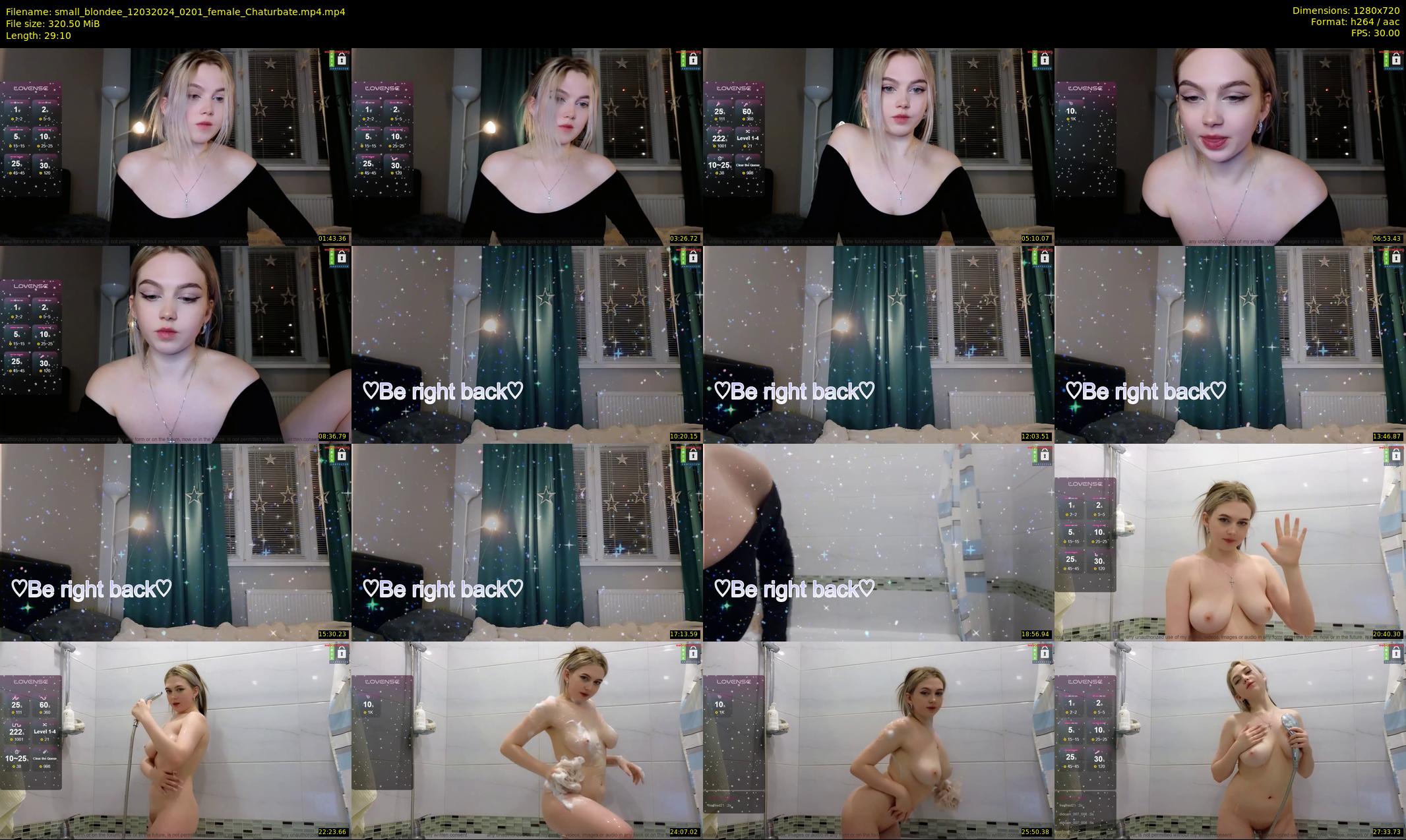 small_blondee — 30 minute Chaturbate female cam show recording, 720p, Mar 12, 2024