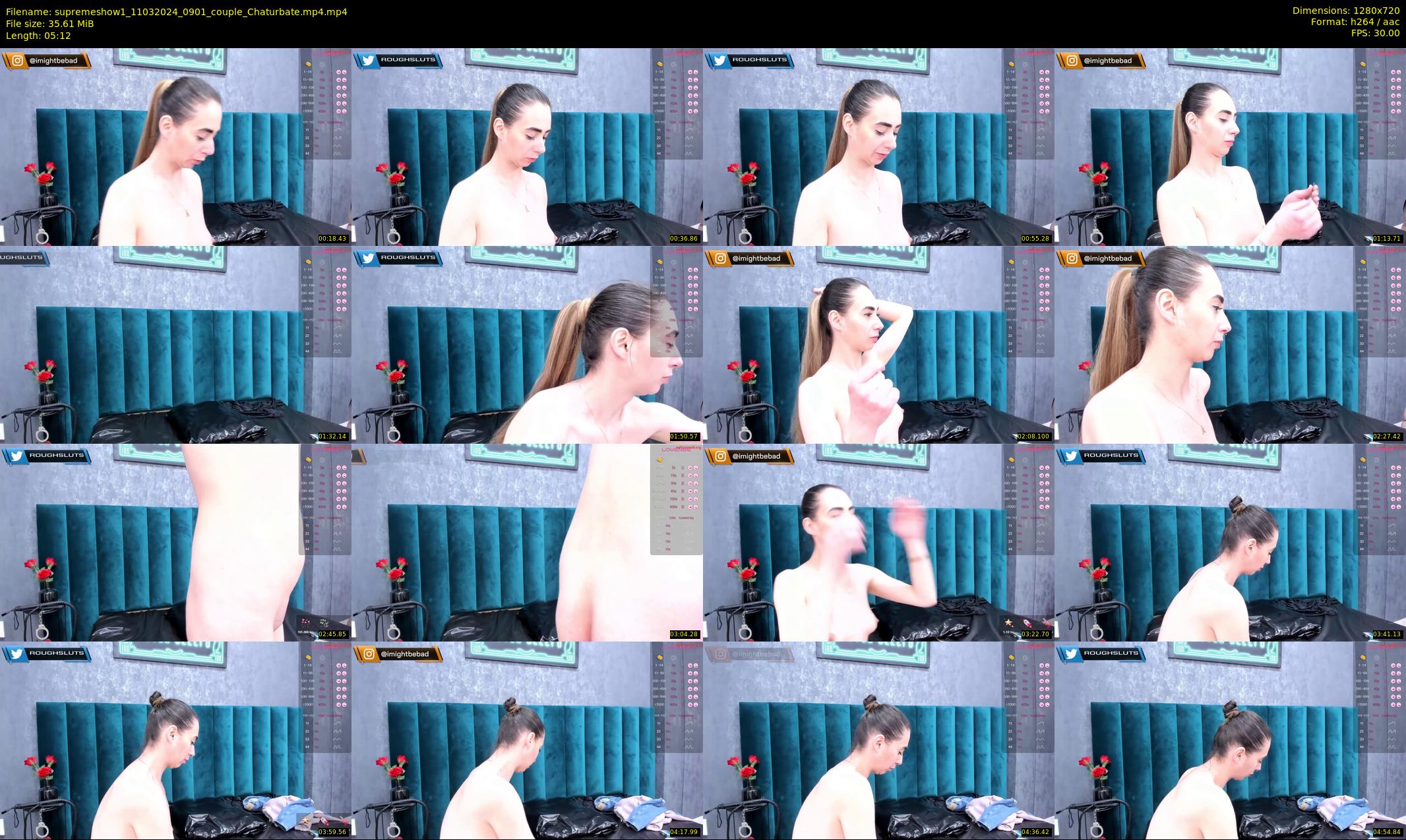 supremeshow1 — 6 minute Chaturbate couple cam show recording, 720p, Mar 11, 2024