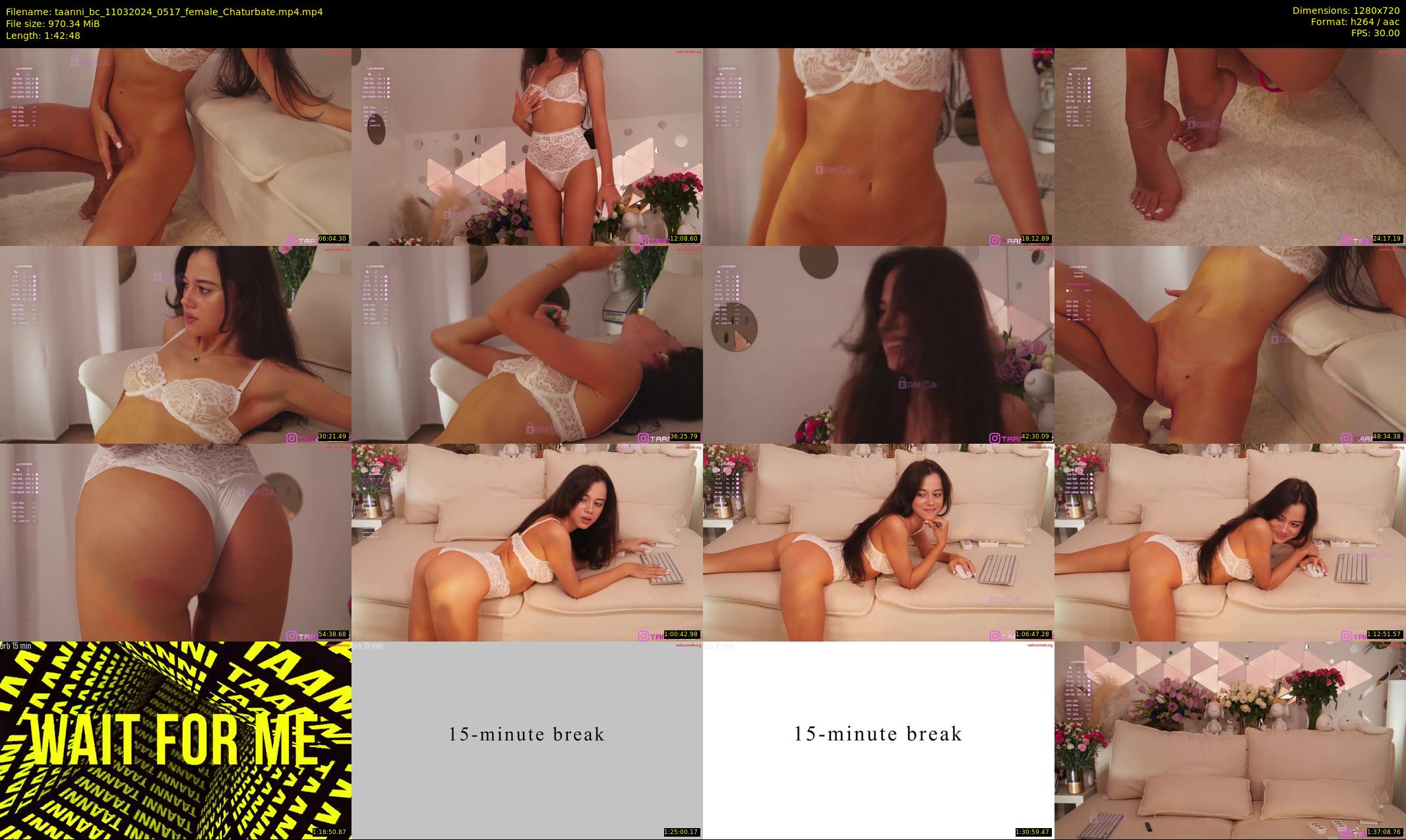 taanni_bc — 103 minute Chaturbate female cam show recording, 720p, Mar 11, 2024