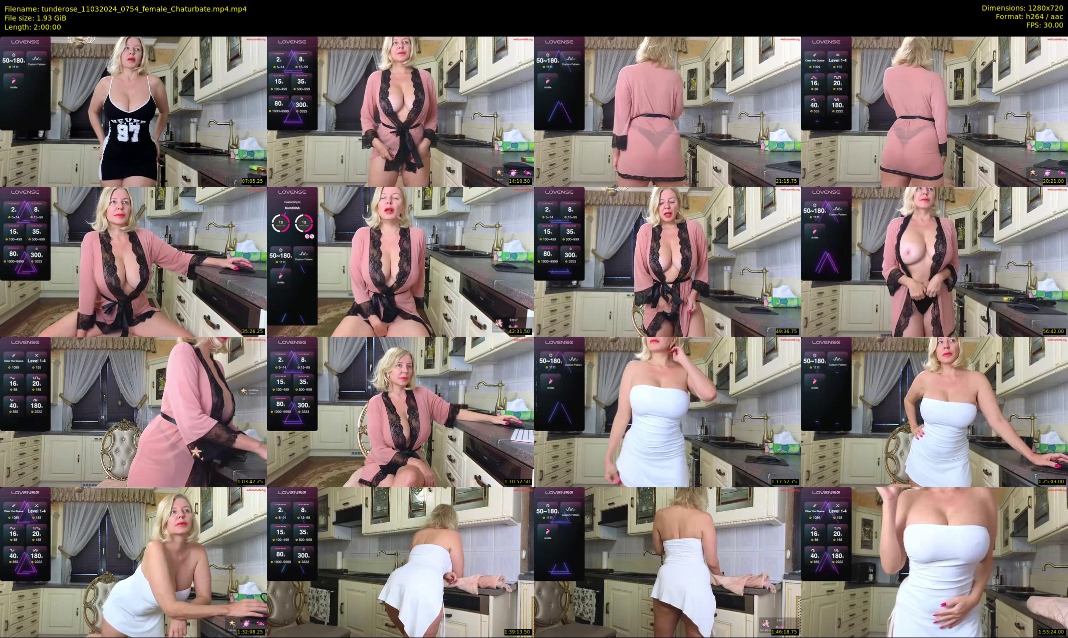 tunderose — 120 minute Chaturbate female cam show recording, 720p, Mar 11, 2024
