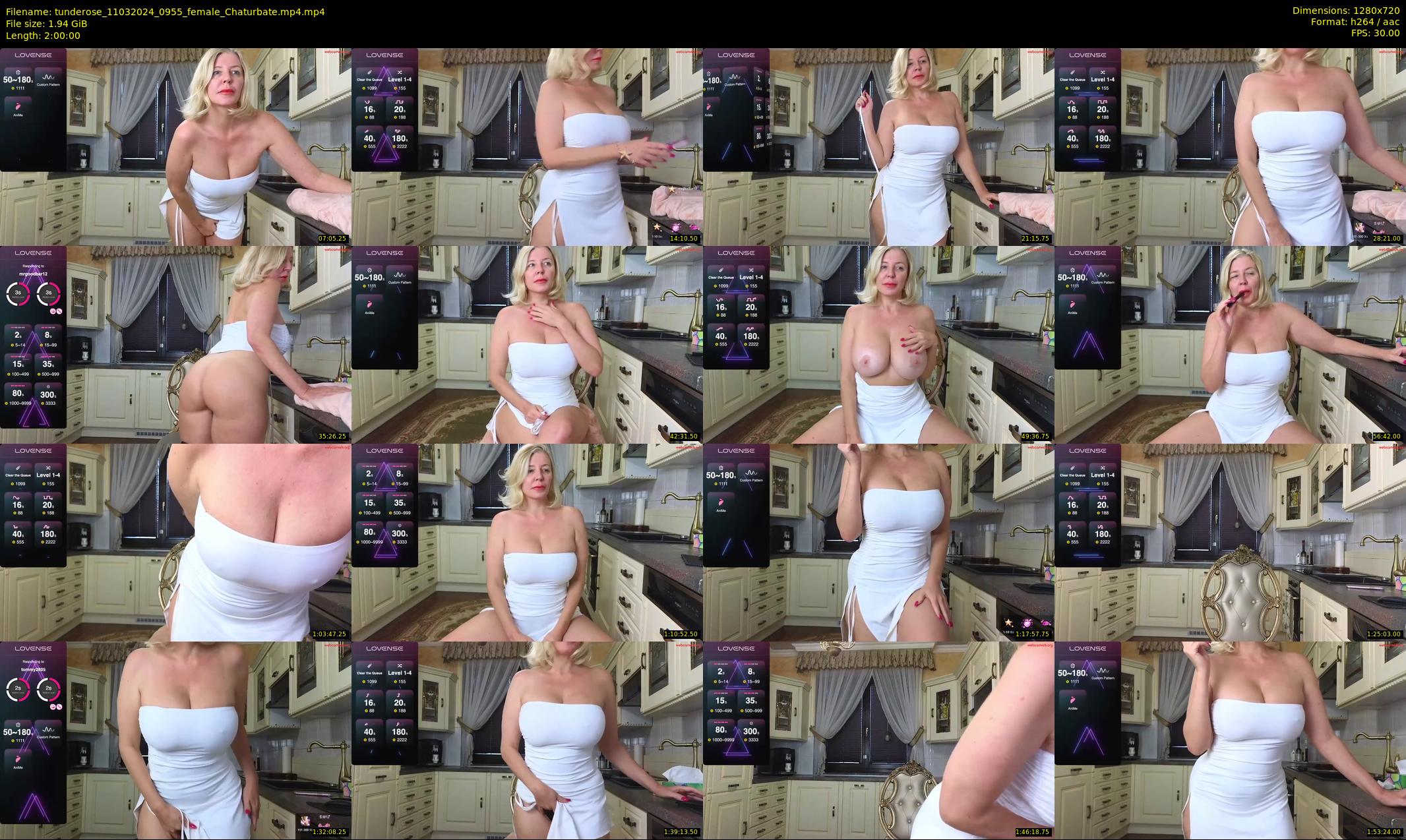 tunderose — 120 minute Chaturbate female cam show recording, 720p, Mar 11, 2024