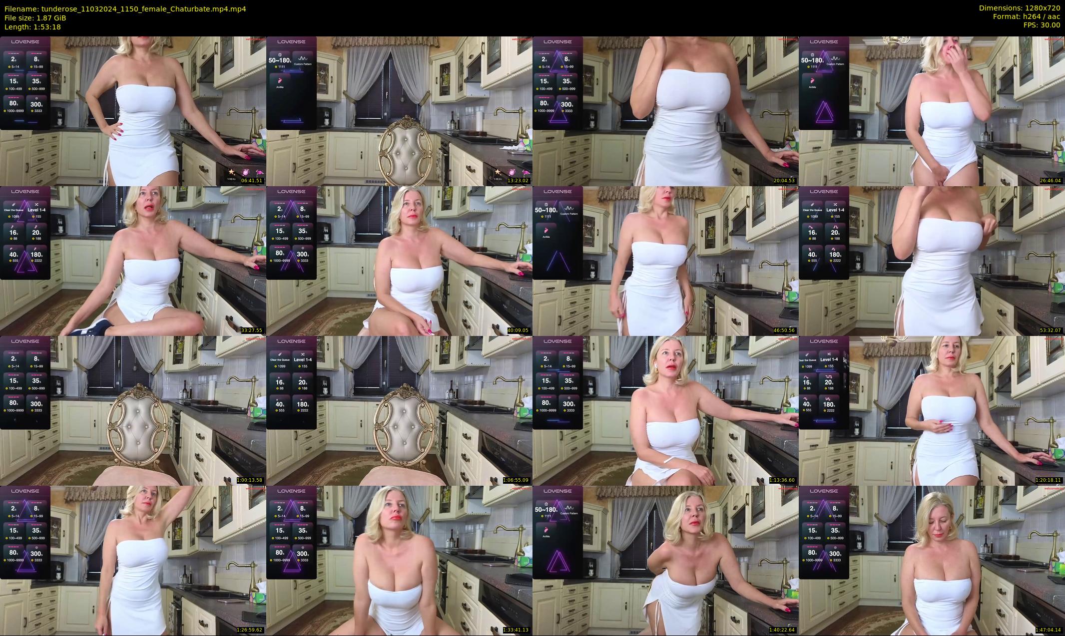 tunderose — 114 minute Chaturbate female cam show recording, 720p, Mar 11, 2024