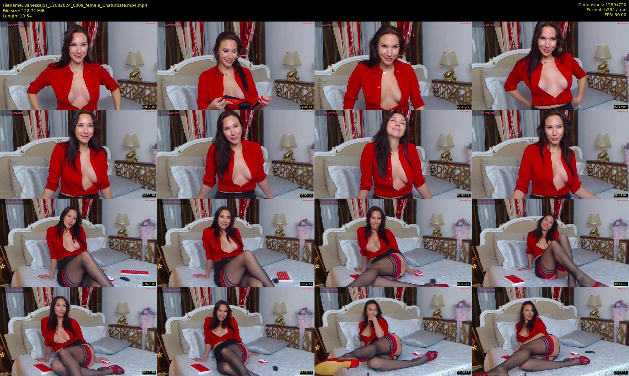 vanessajos — 14 minute Chaturbate female cam show recording, 720p, Mar 12, 2024