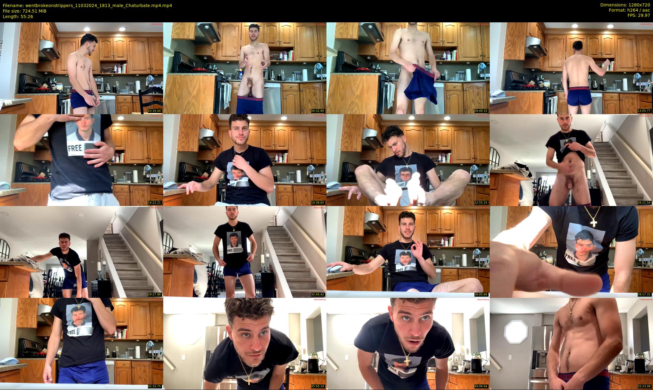 wentbrokeonstrippers — 56 minute Chaturbate male cam show recording, 720p, Mar 11, 2024
