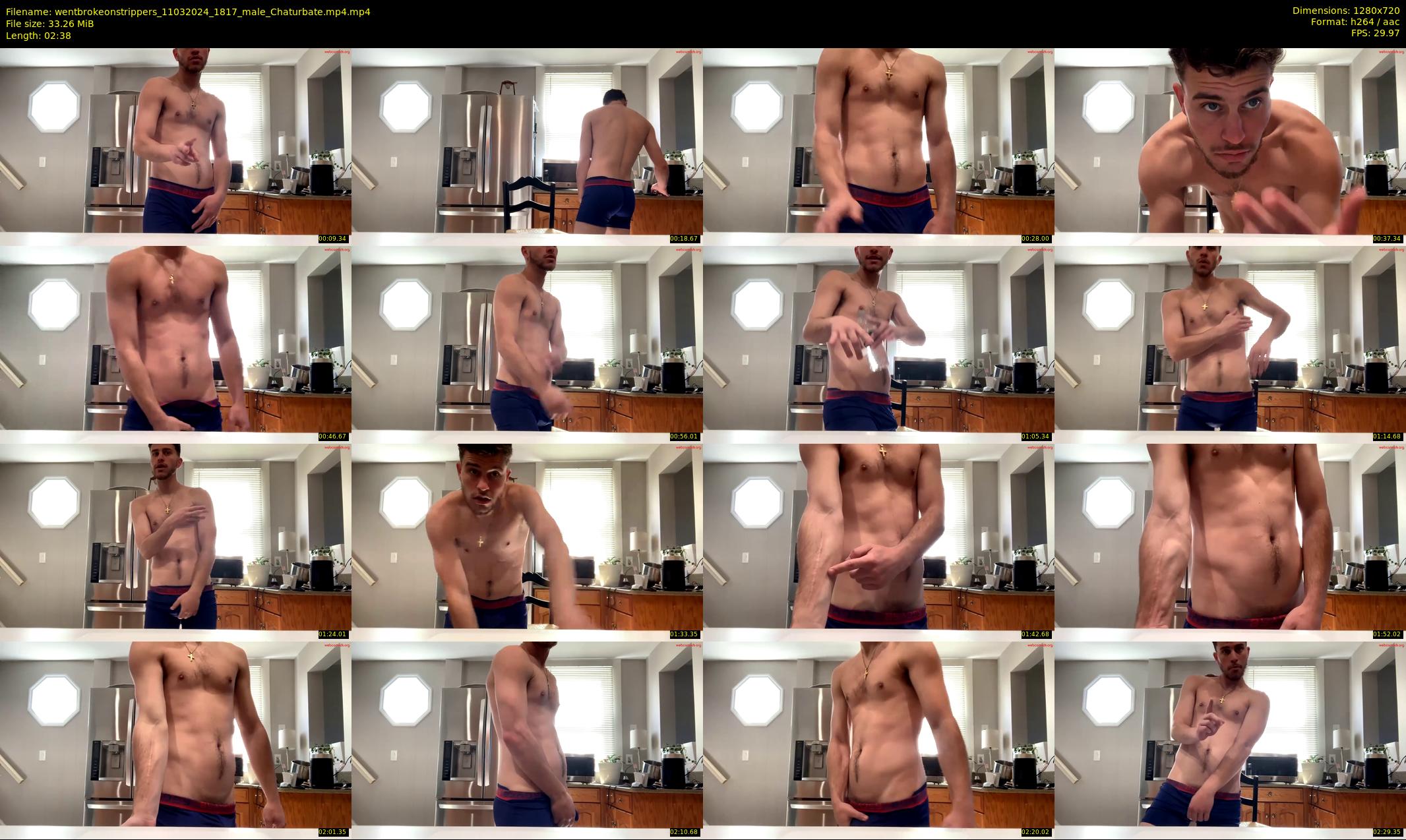wentbrokeonstrippers — 3 minute Chaturbate male cam show recording, 720p, Mar 11, 2024