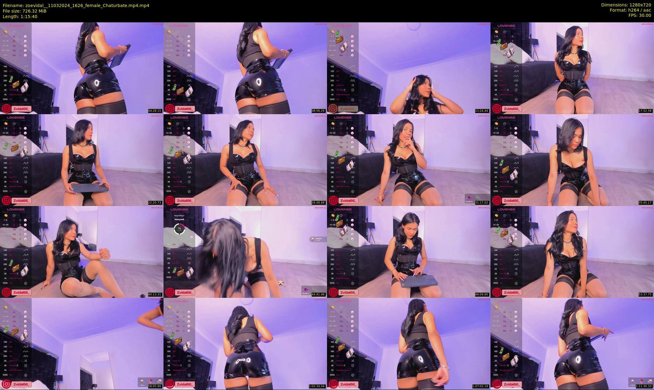 zoevidal_ — 76 minute Chaturbate female cam show recording, 720p, Mar 11, 2024