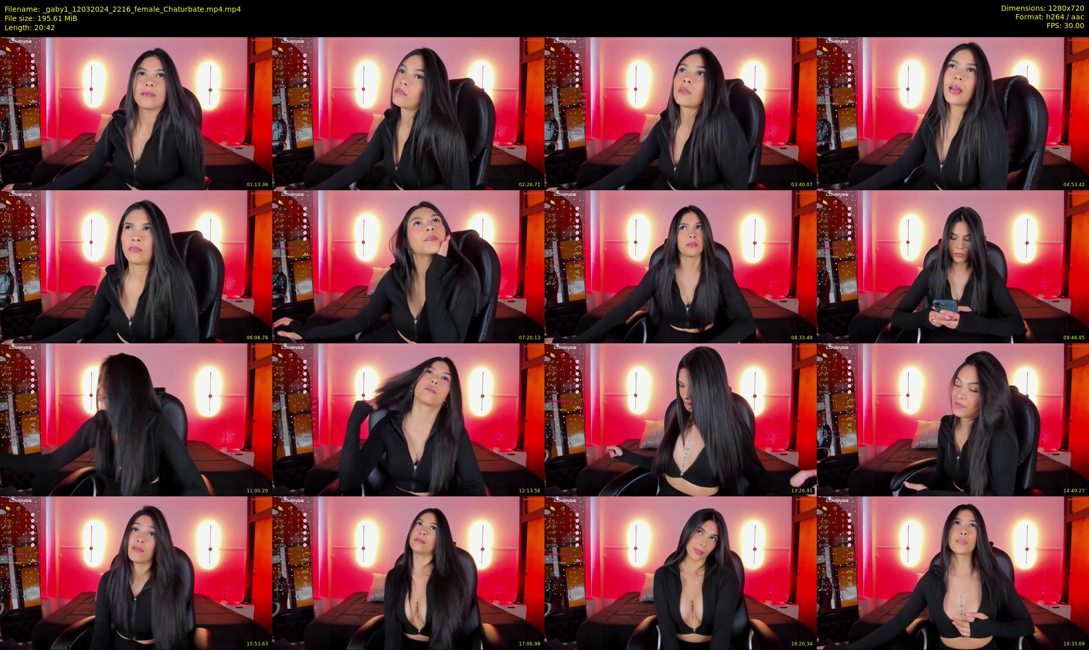 _gaby1 — 21 minute Chaturbate female cam show recording, 720p, Mar 12, 2024