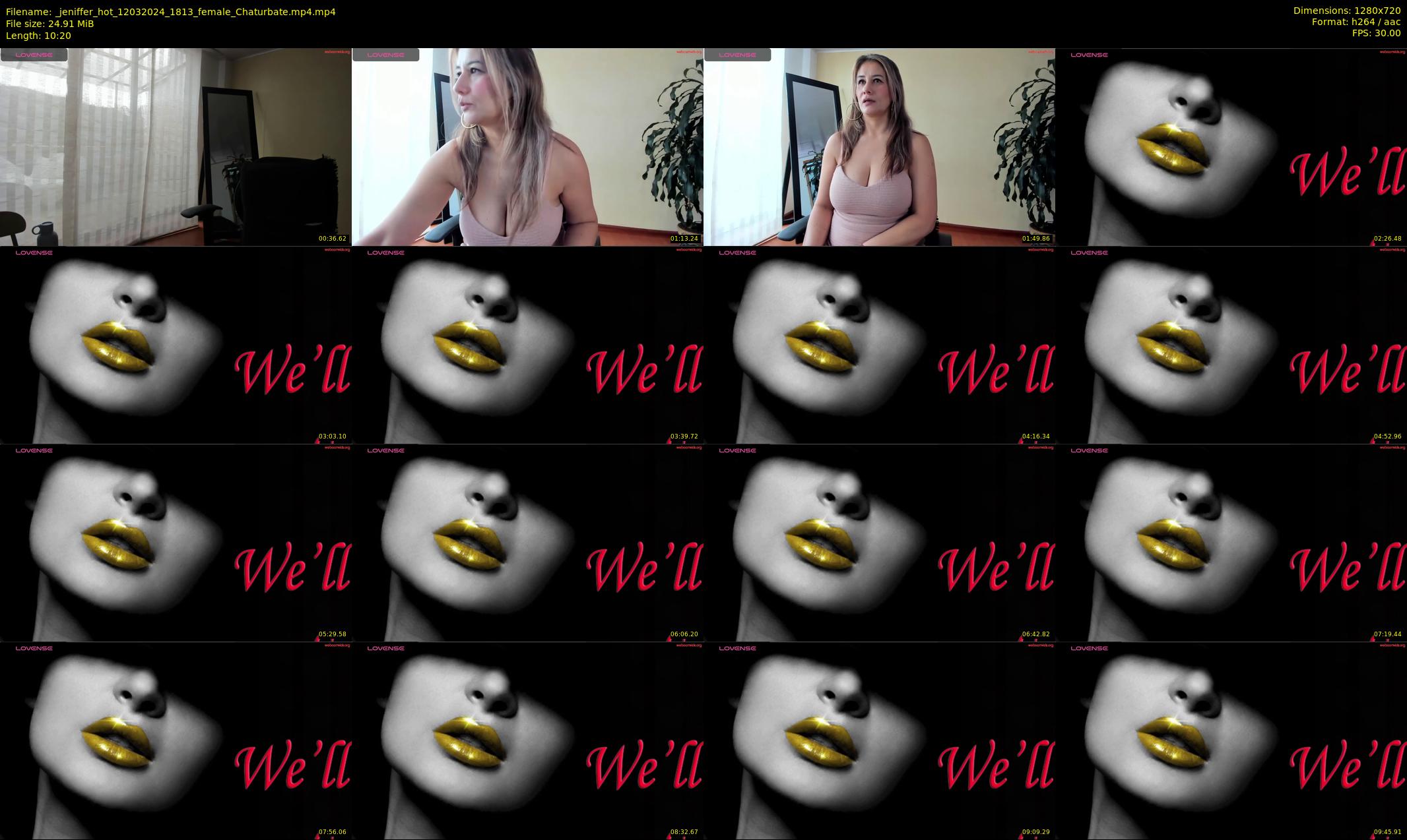 _jeniffer_hot — 11 minute Chaturbate female cam show recording, 720p, Mar 12, 2024