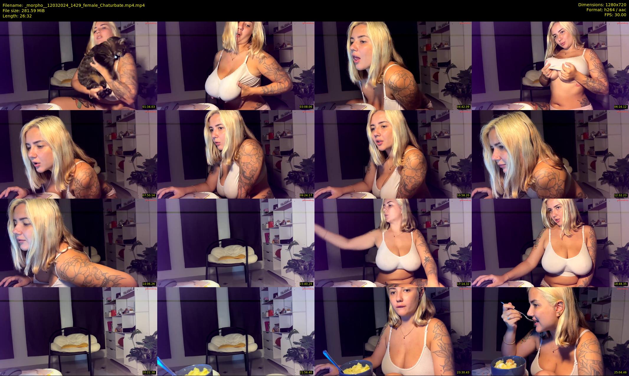 _morpho_ — 27 minute Chaturbate female cam show recording, 720p, Mar 12, 2024