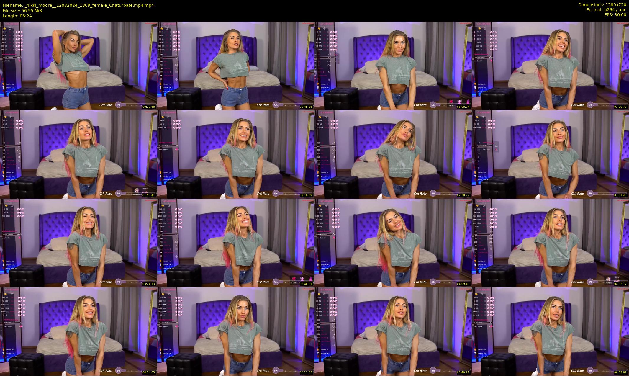 _nikki_moore_ — 7 minute Chaturbate female cam show recording, 720p, Mar 12, 2024