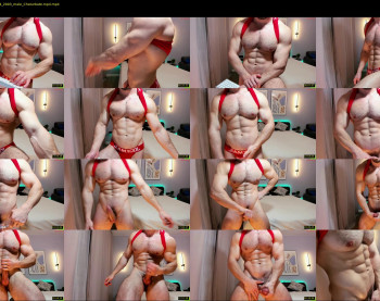adam_muscle_ — 46 minute Chaturbate male cam show recording, 720p, Mar 12, 2024