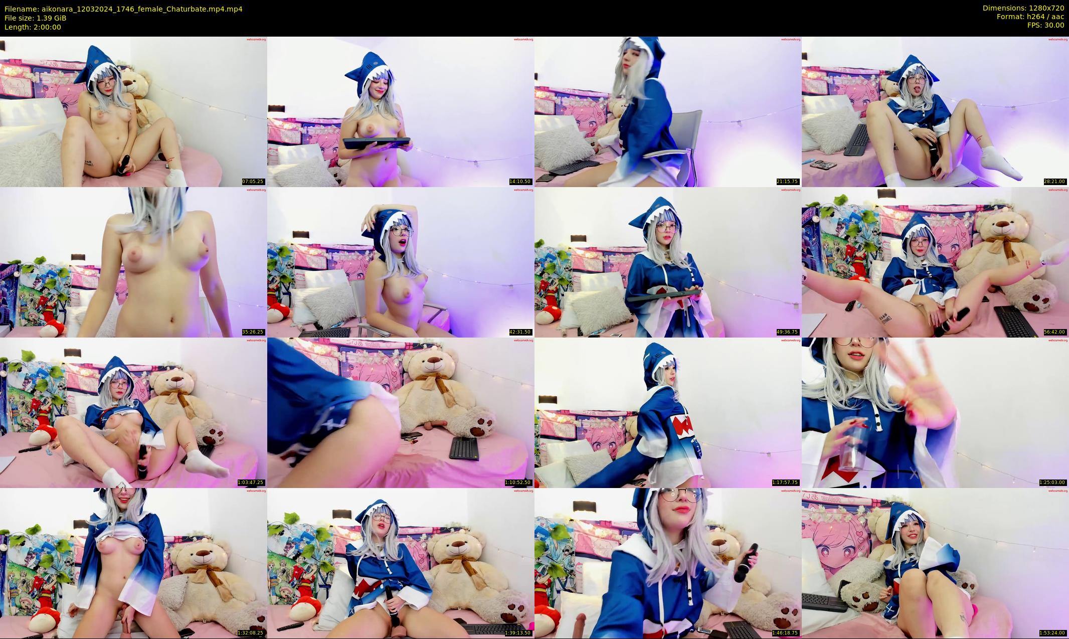 aikonara — 120 minute Chaturbate female cam show recording, 720p, Mar 12, 2024
