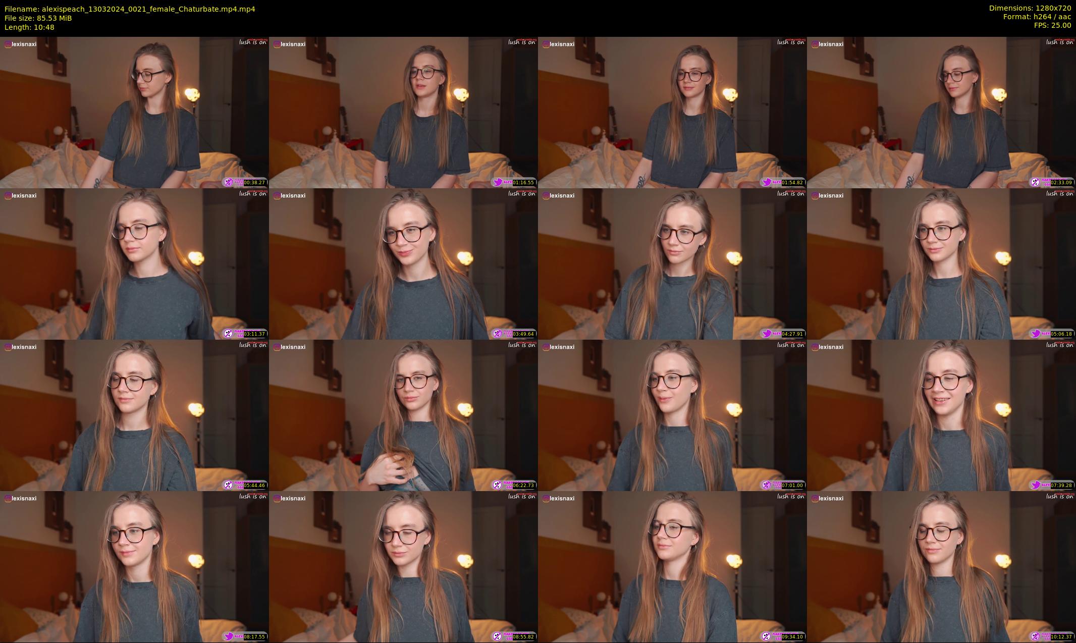 alexispeach — 11 minute Chaturbate female cam show recording, 720p, Mar 13, 2024