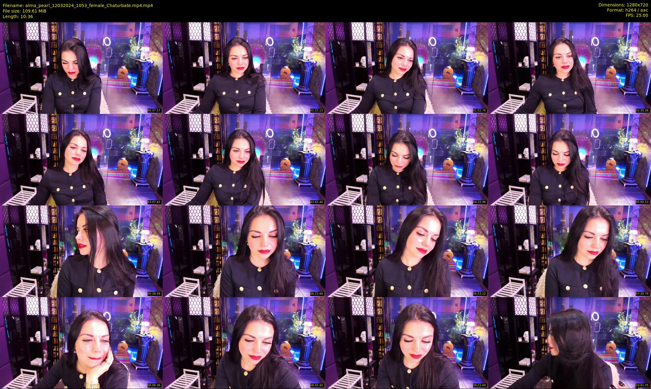 alma_pearl — 11 minute Chaturbate female cam show recording, 720p, Mar 12, 2024