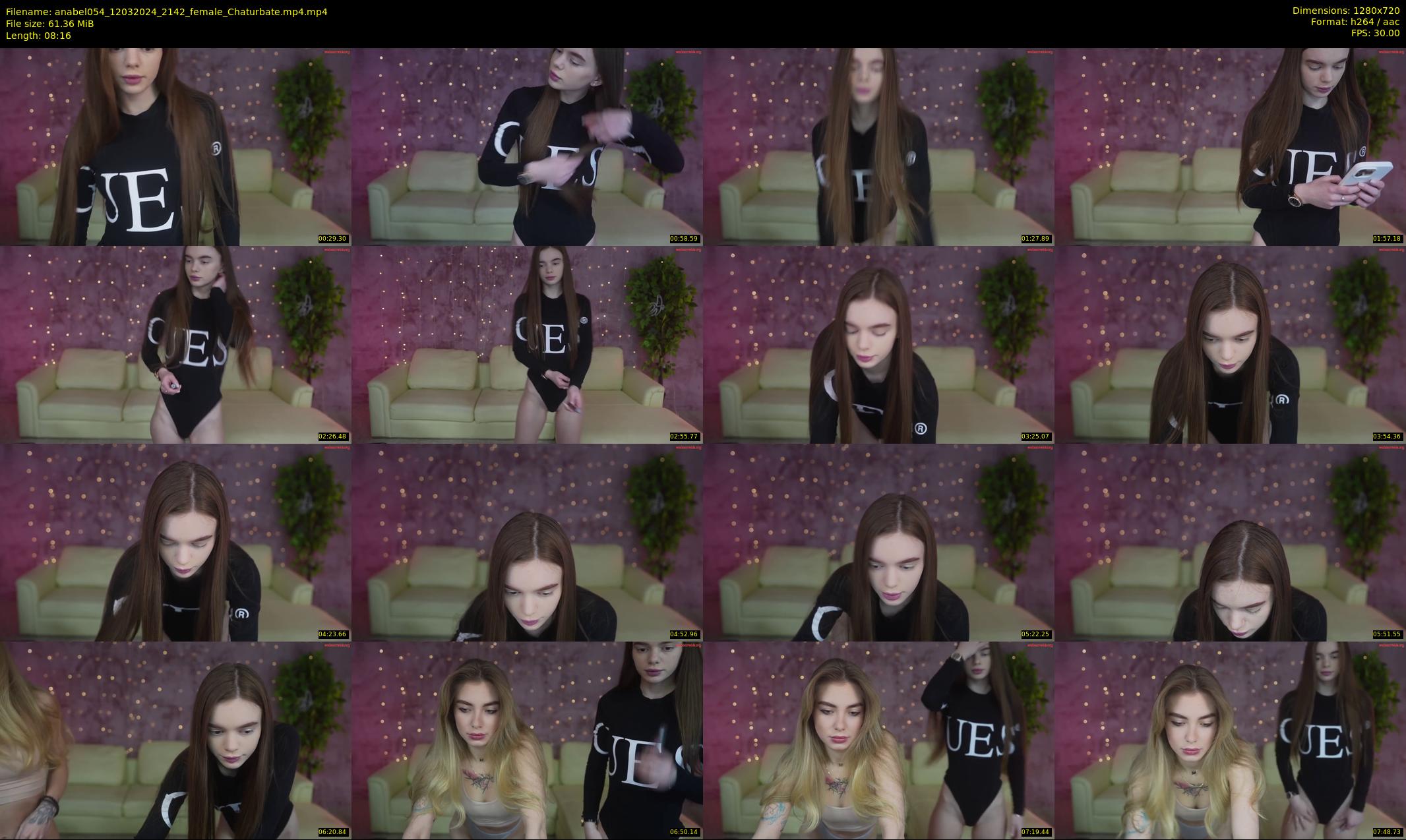anabel054 — 9 minute Chaturbate female cam show recording, 720p, Mar 12, 2024