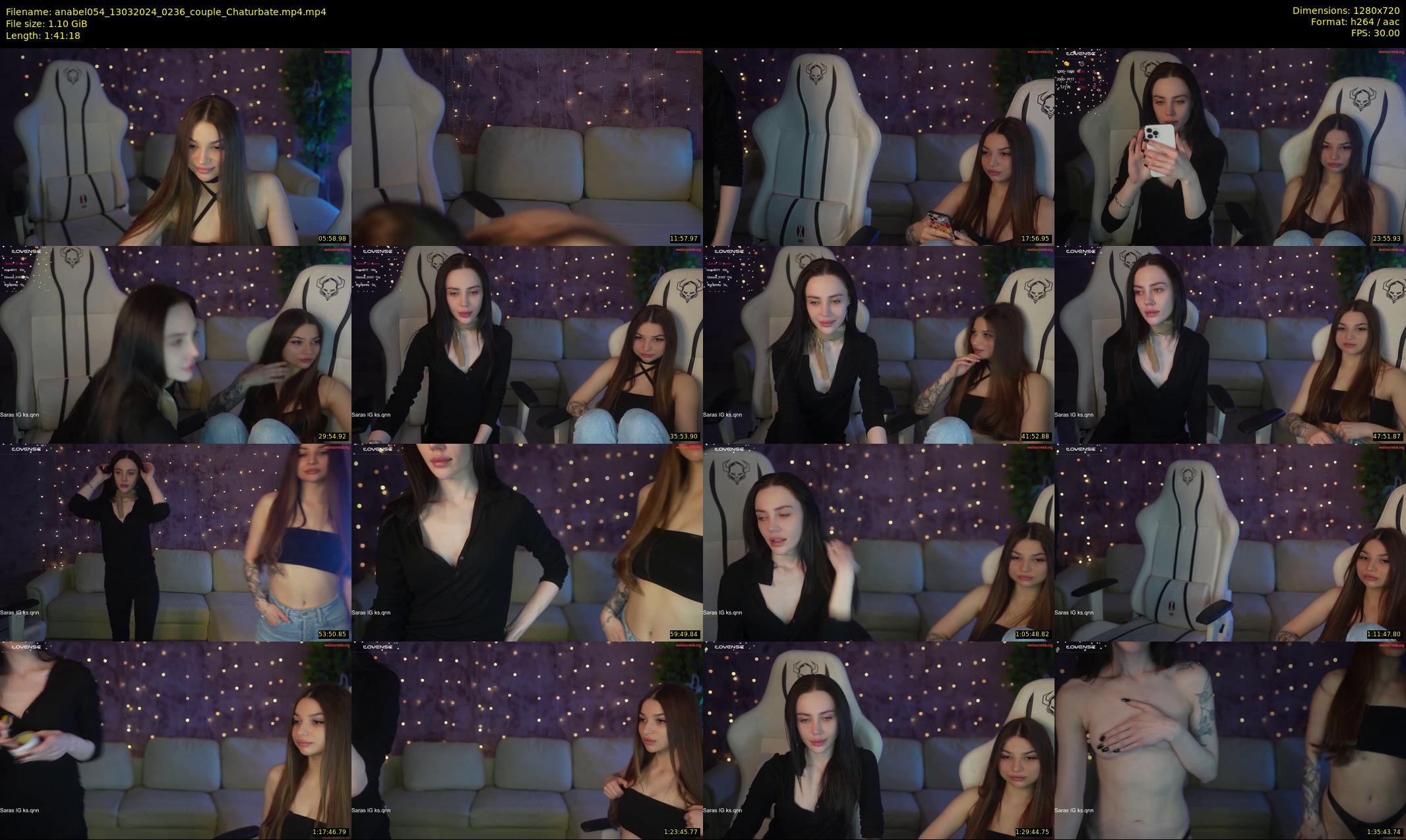 anabel054 — 102 minute Chaturbate female cam show recording, 720p, Mar 13, 2024