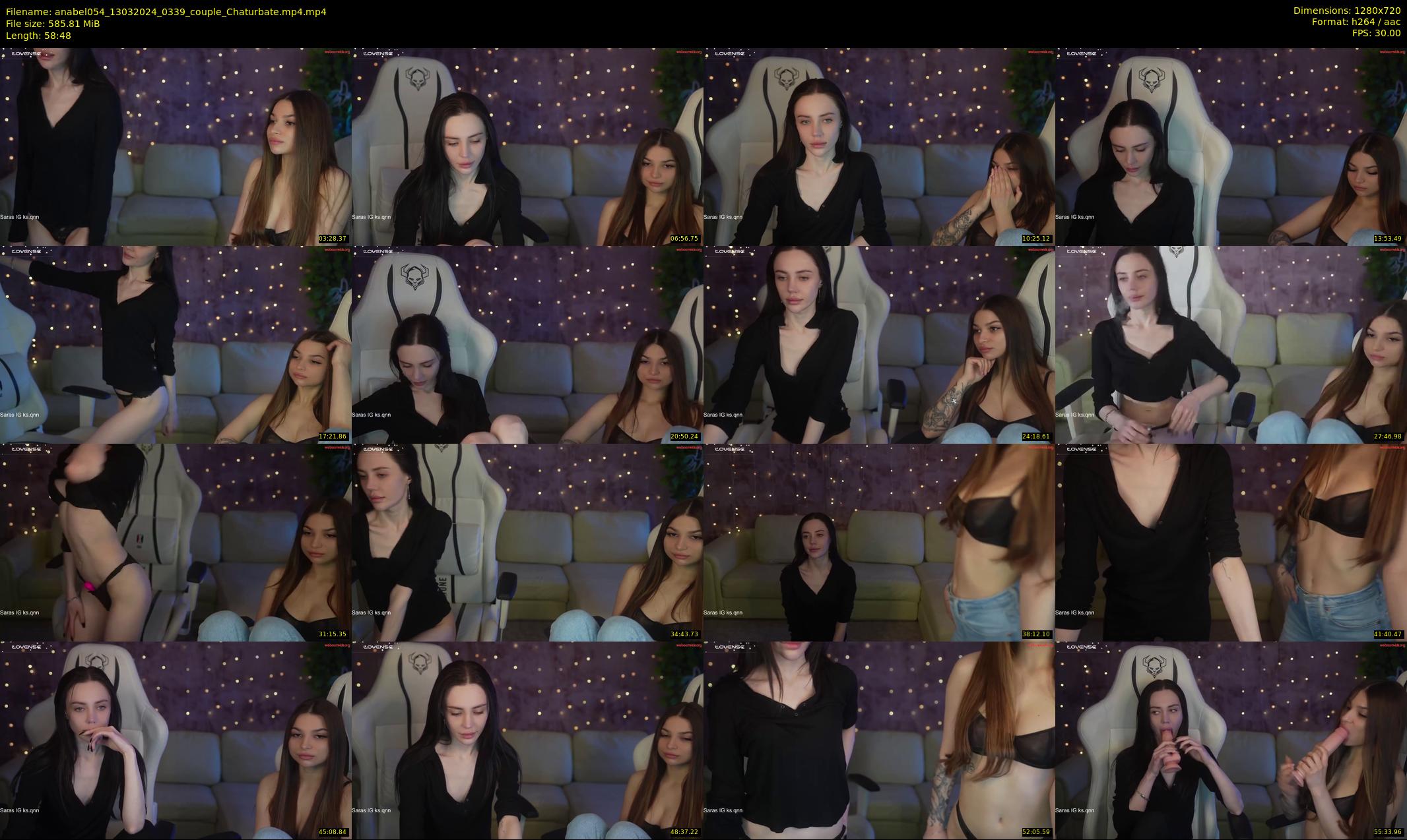 anabel054 — 59 minute Chaturbate female cam show recording, 720p, Mar 13, 2024