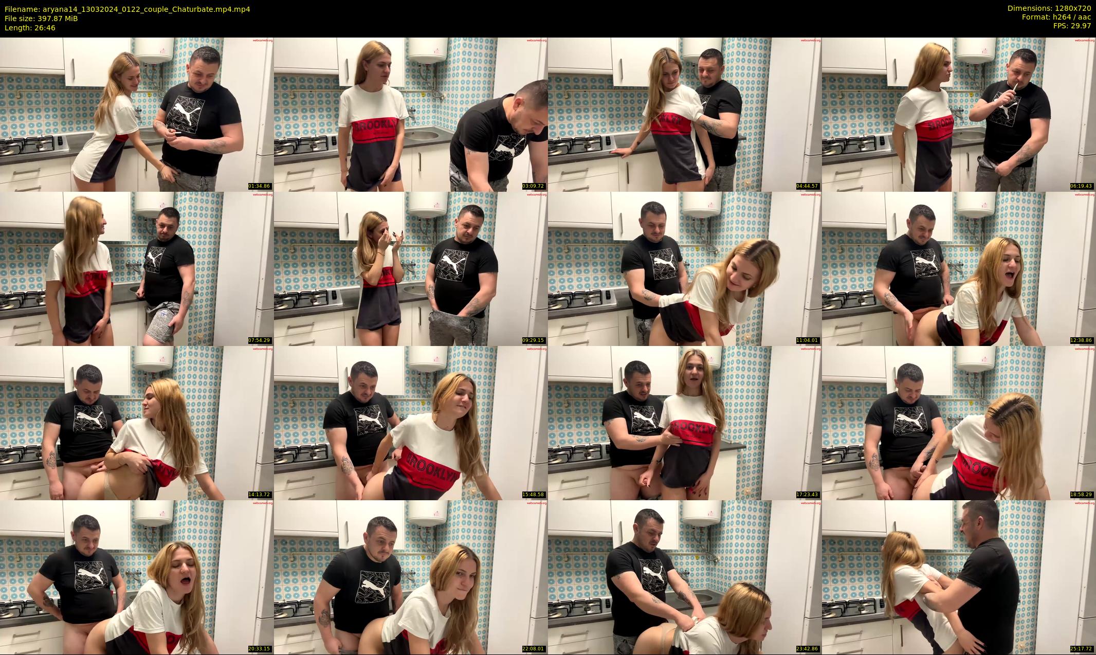aryana14 — 27 minute Chaturbate couple cam show recording, 720p, Mar 13, 2024